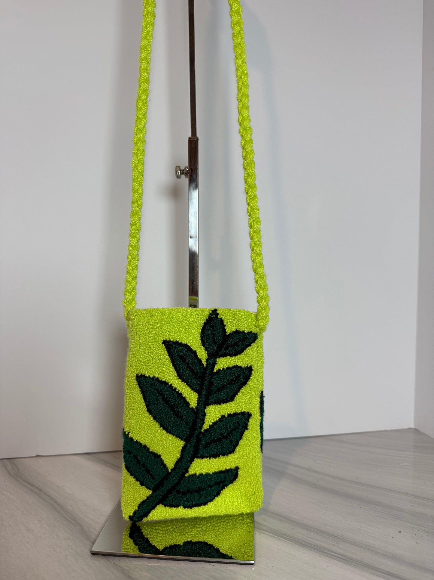 Handmade Tapestry Phone Pouch | Crossbody Cell Phone Holder with Inner Lining