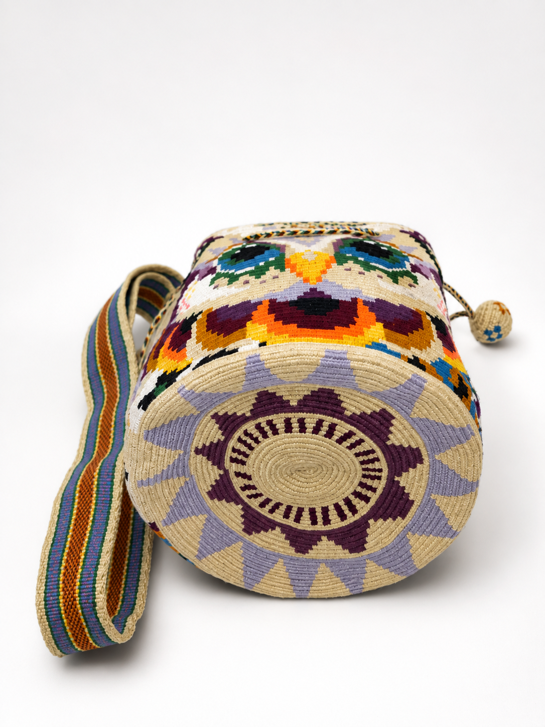 One string owl Handmade Wayuu special Bag medium crossbody