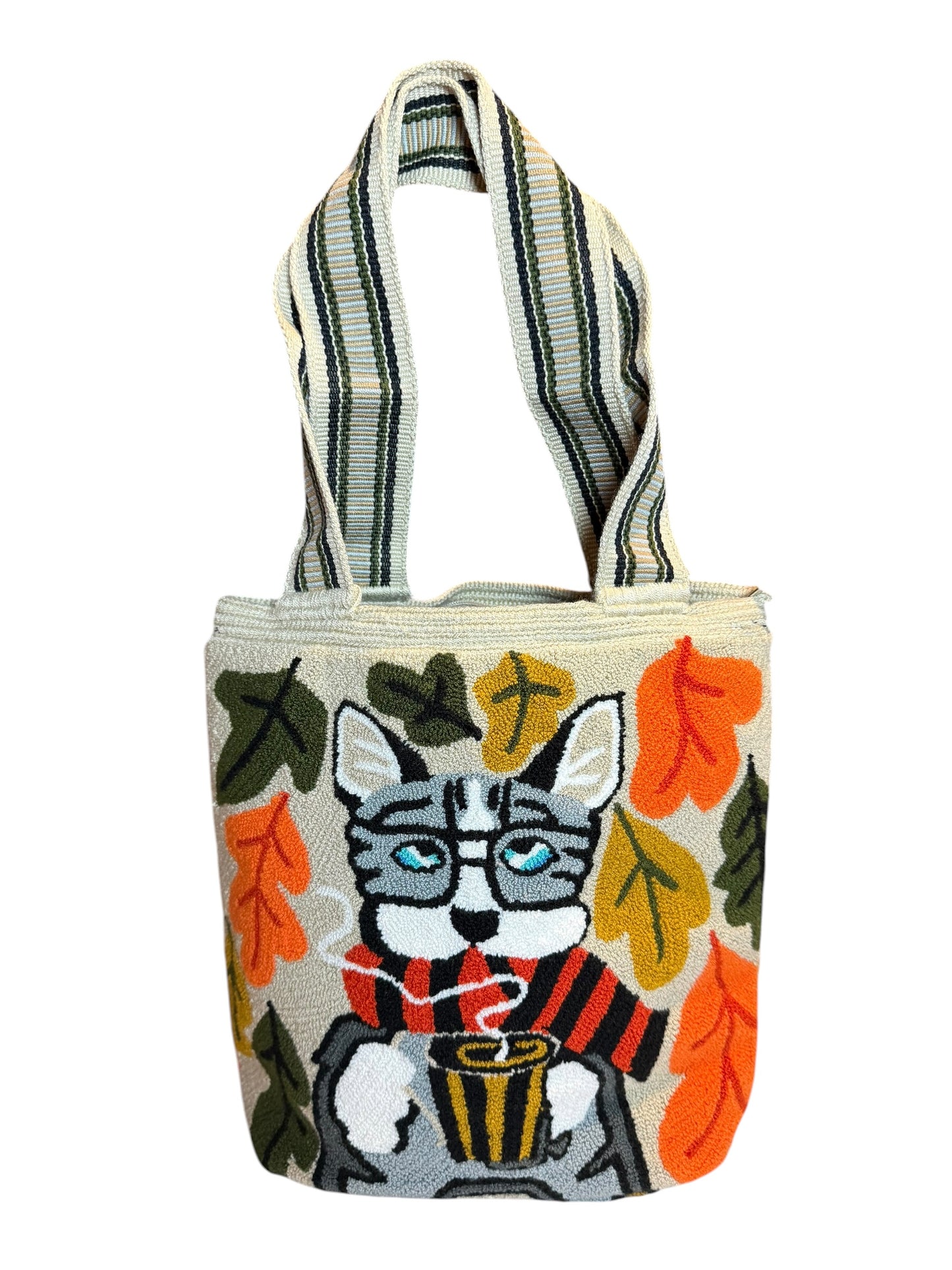 Tote Bag wayuu Large Upholstered Design Handmade