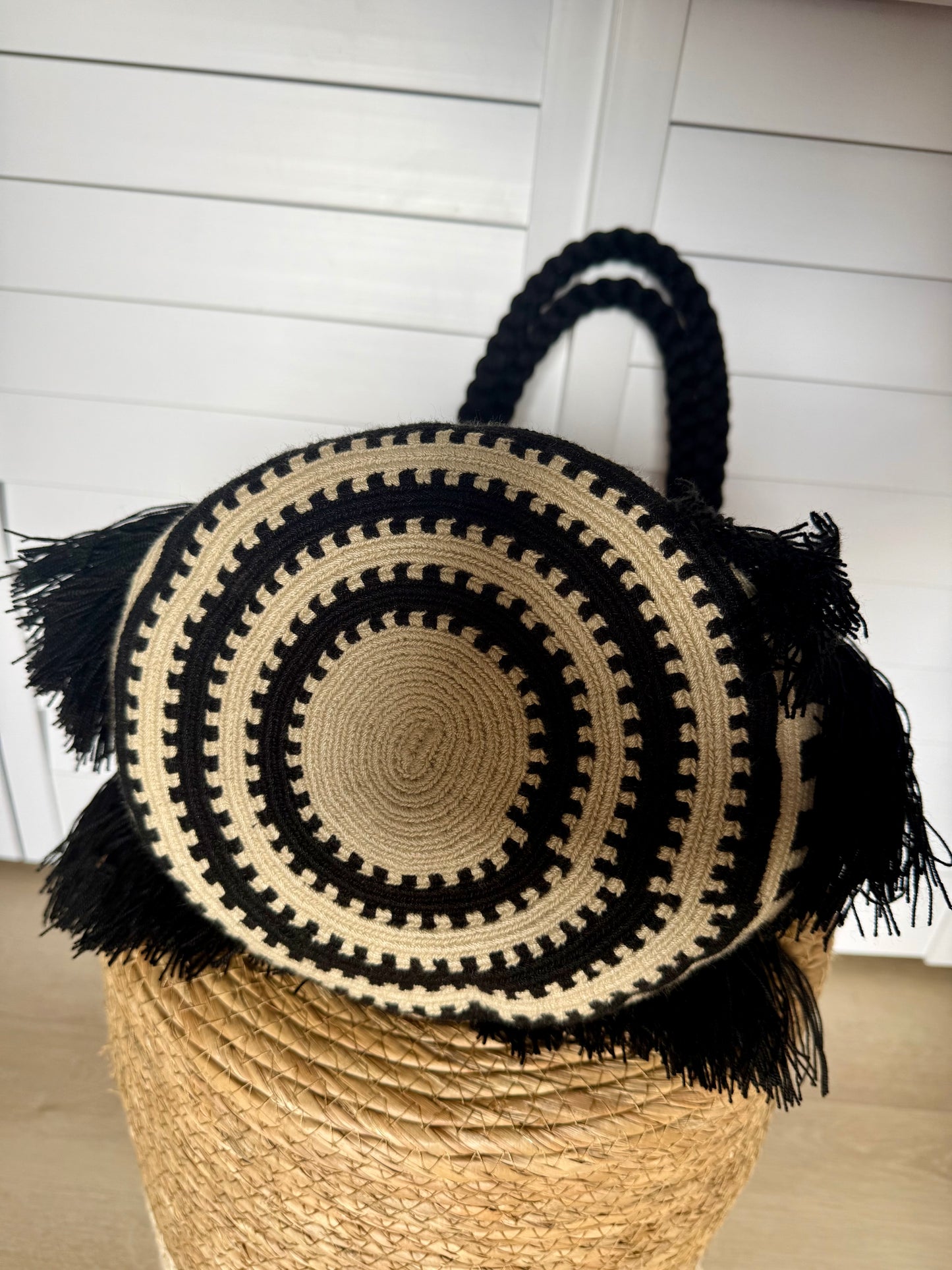 Handcrafted animal print Tote Bag large Artisan Tote