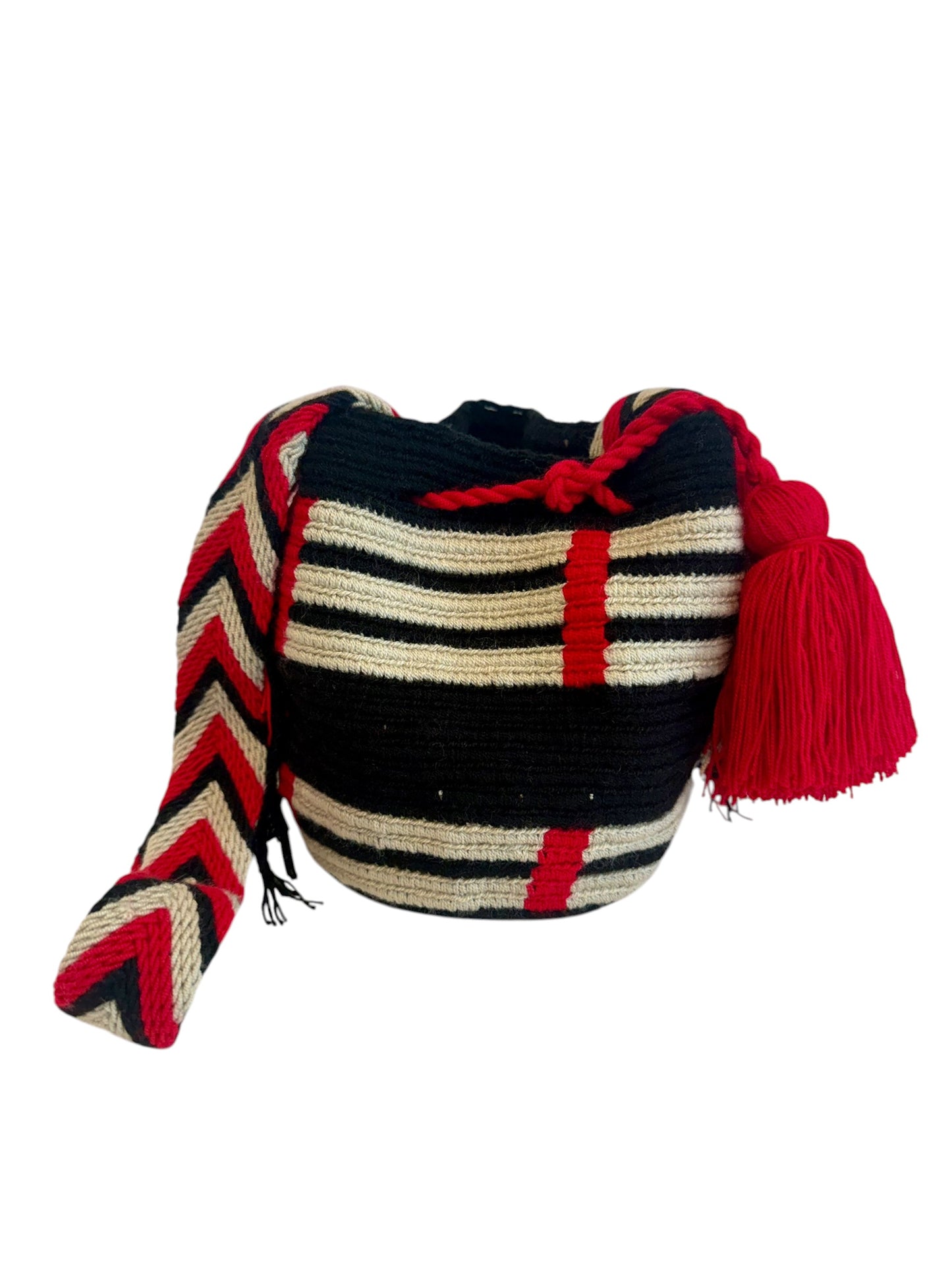 Mini Wayuu Crossbody Bag Handwoven Mochila Traditional Indigenous Design
