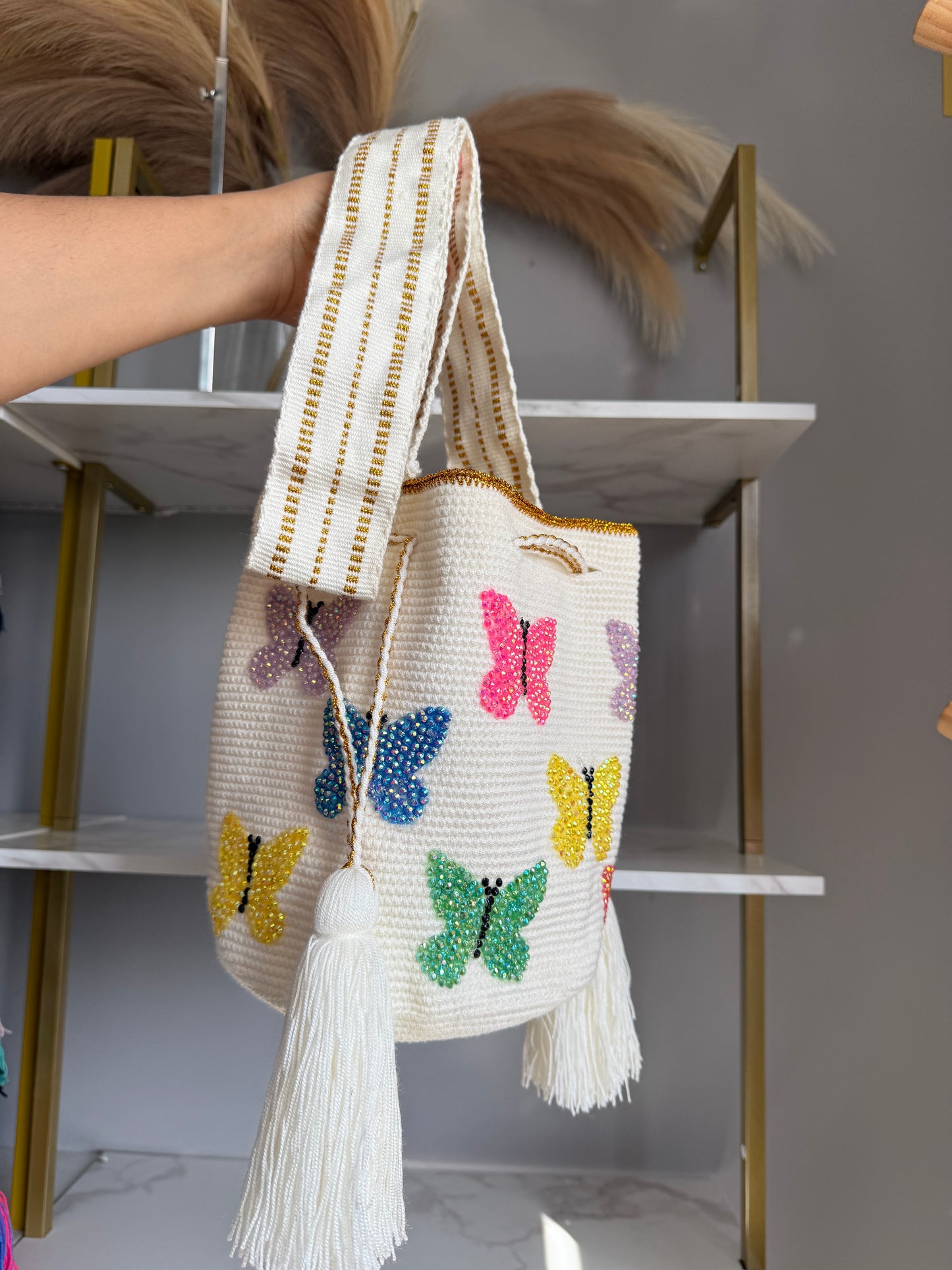 Wayuu bag butterflies special design