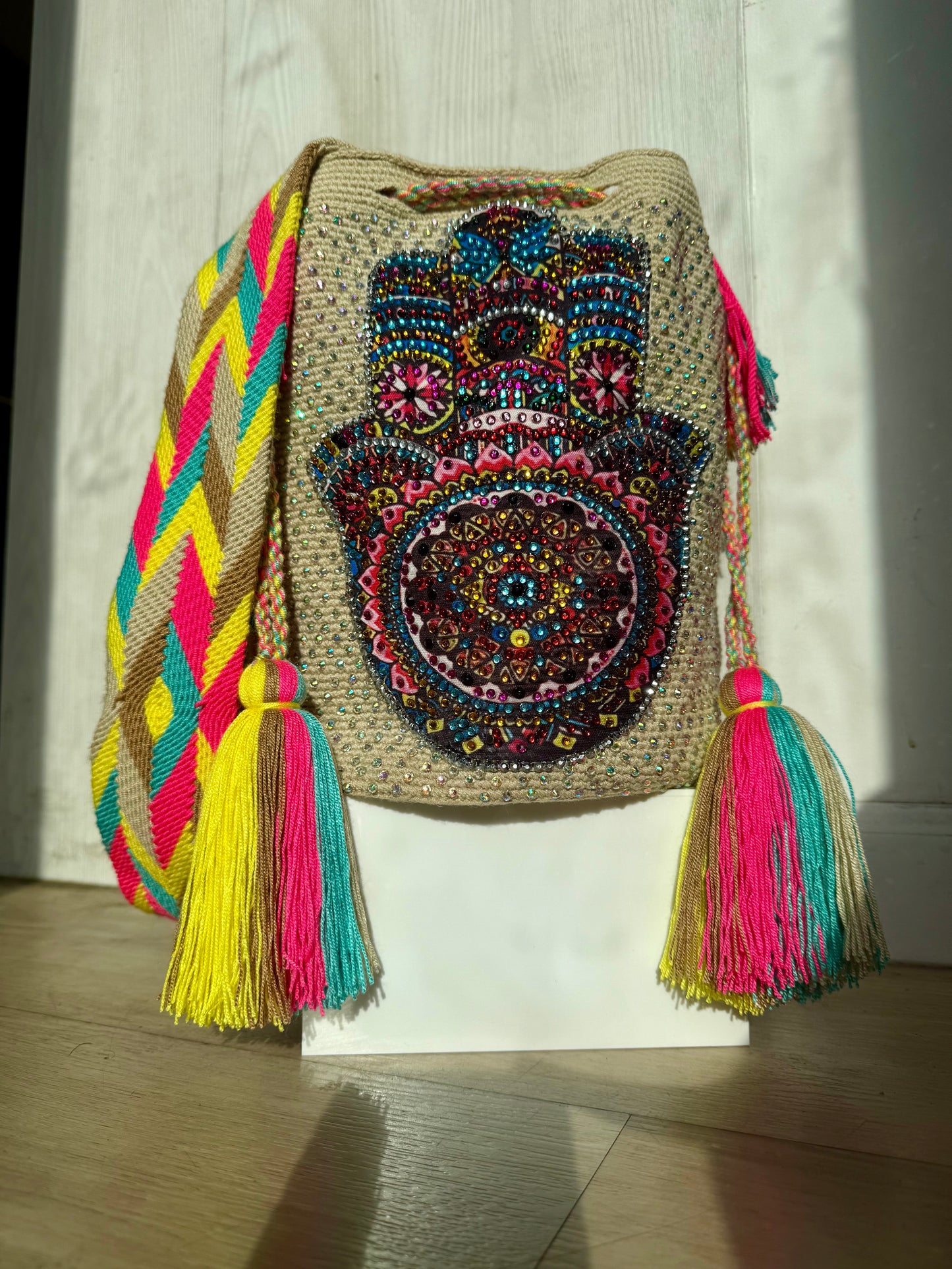 Hamsa mano de Fátima large bag special design