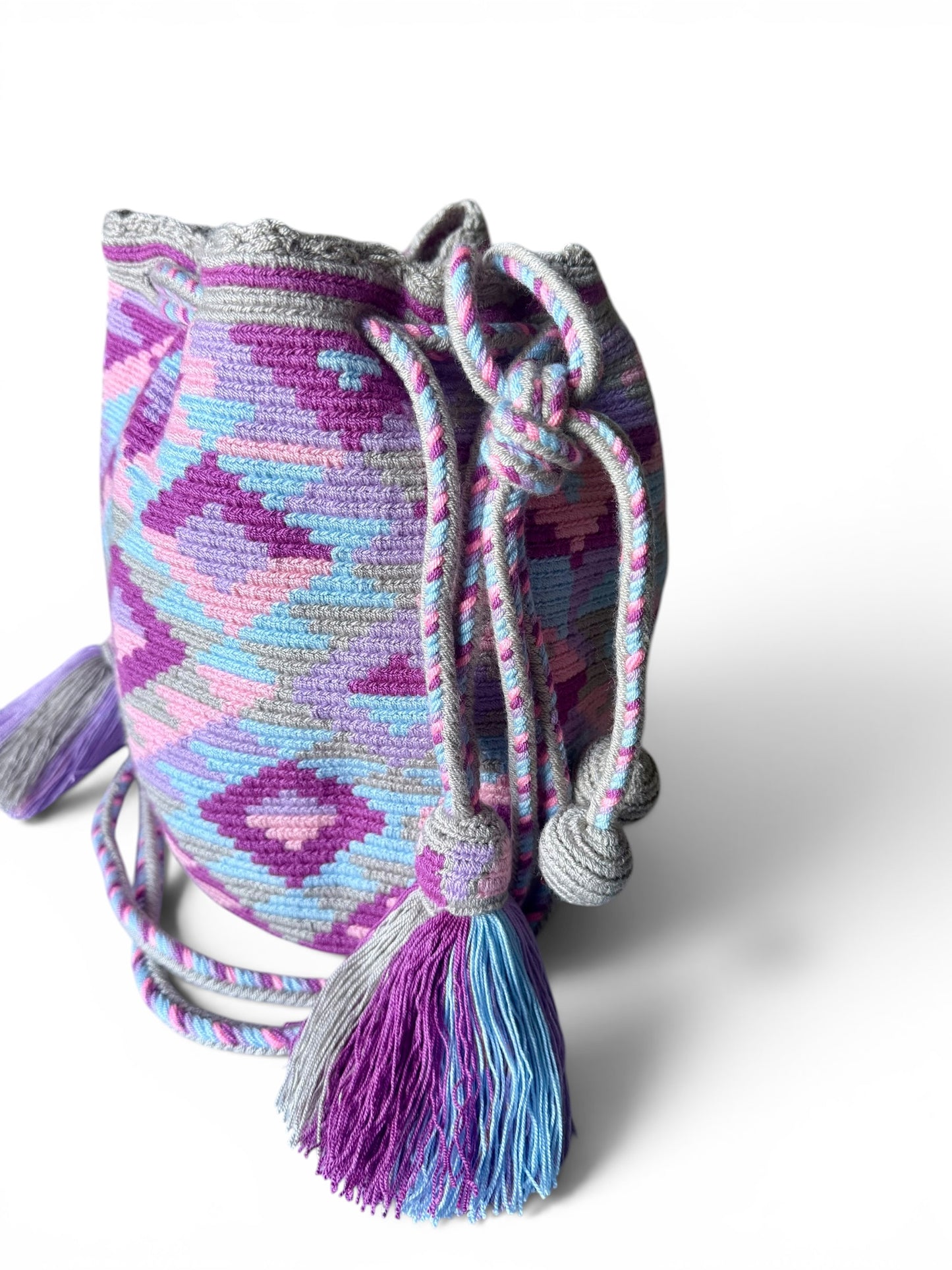 Wayuu bag large crossbody bucket traditional design strap special Adjustable