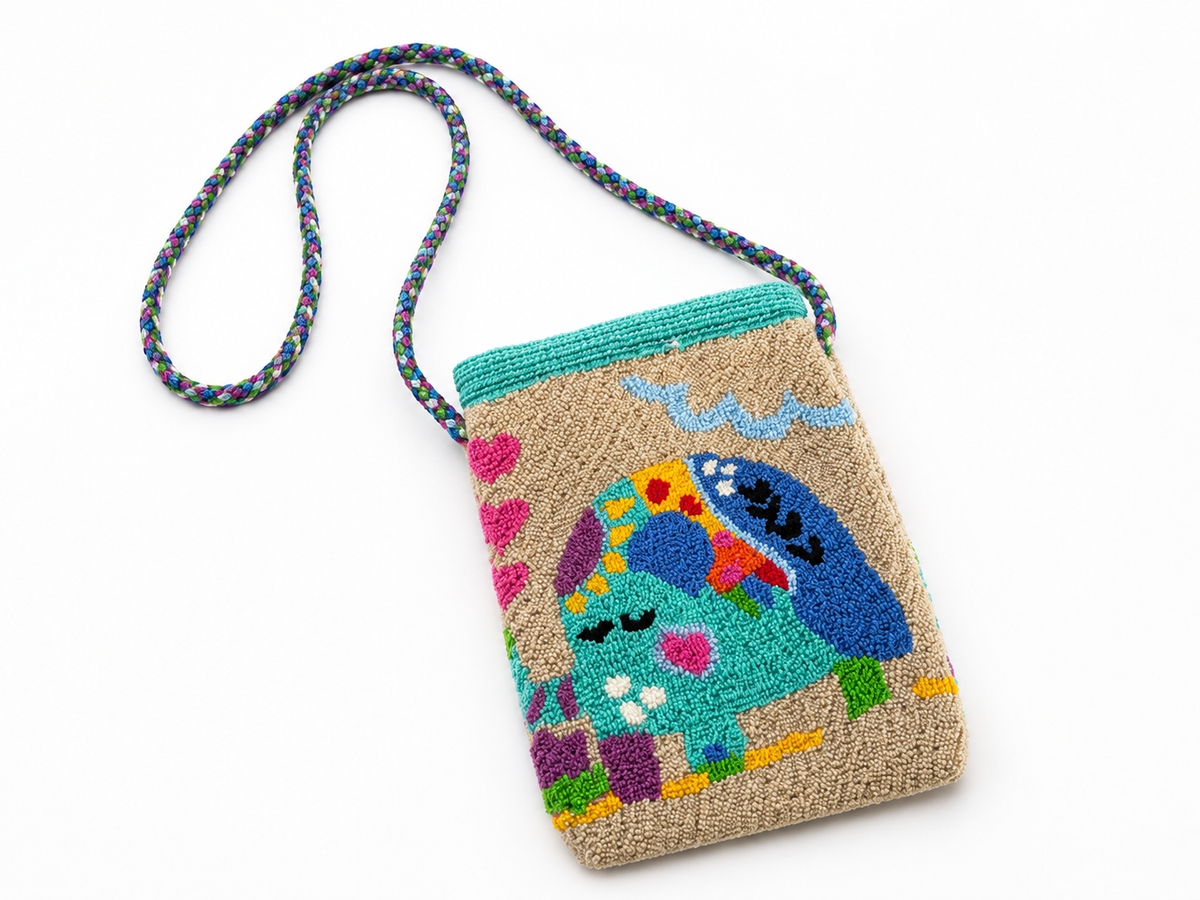 Handmade Tapestry Phone Bag upholstery Crossbody Cell Phone Holder