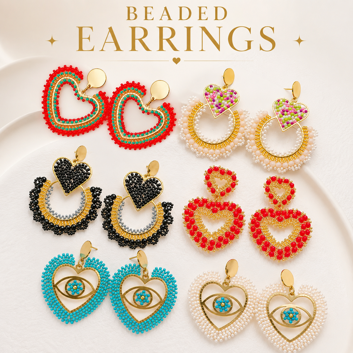 Gold and plated  Earrings stainless steel