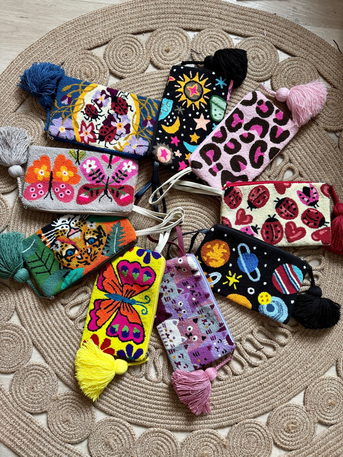 Handmade Evil Eye Clutch Bag Protective Symbol & Unique Artisan Design