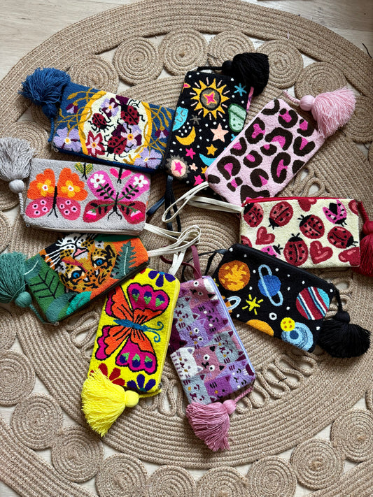 Handmade Evil Eye Clutch Bag Protective Symbol & Unique Artisan Design