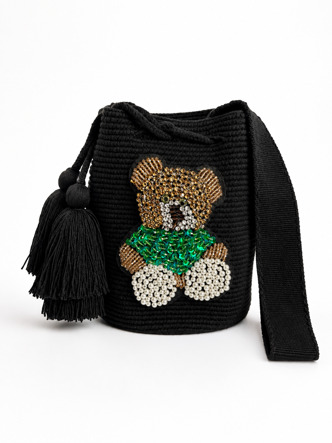 Wayuu bag special bear design medium