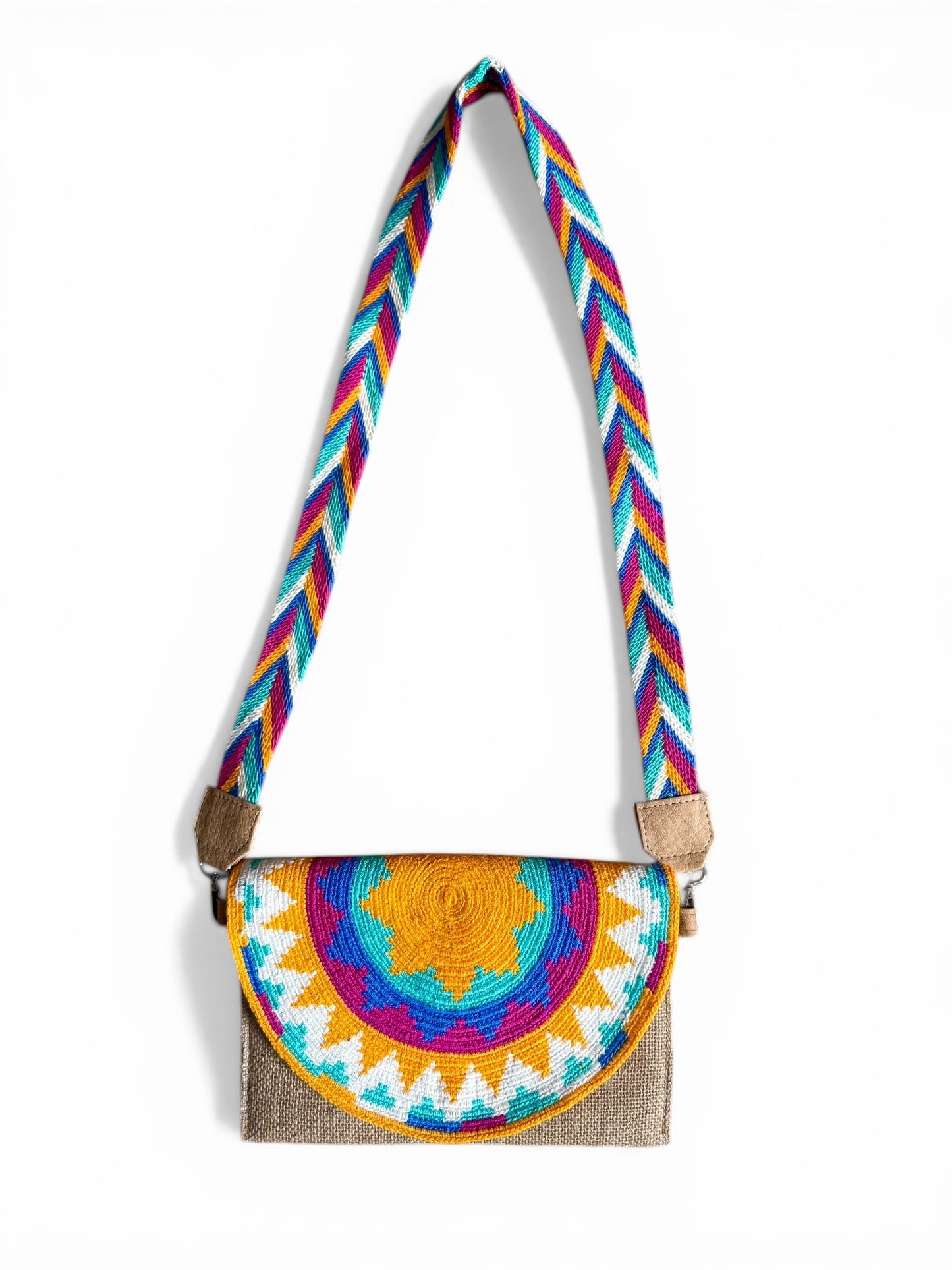 Wayuu crochet yute  Bag – 2-in-1 Clutch & Crossbody
