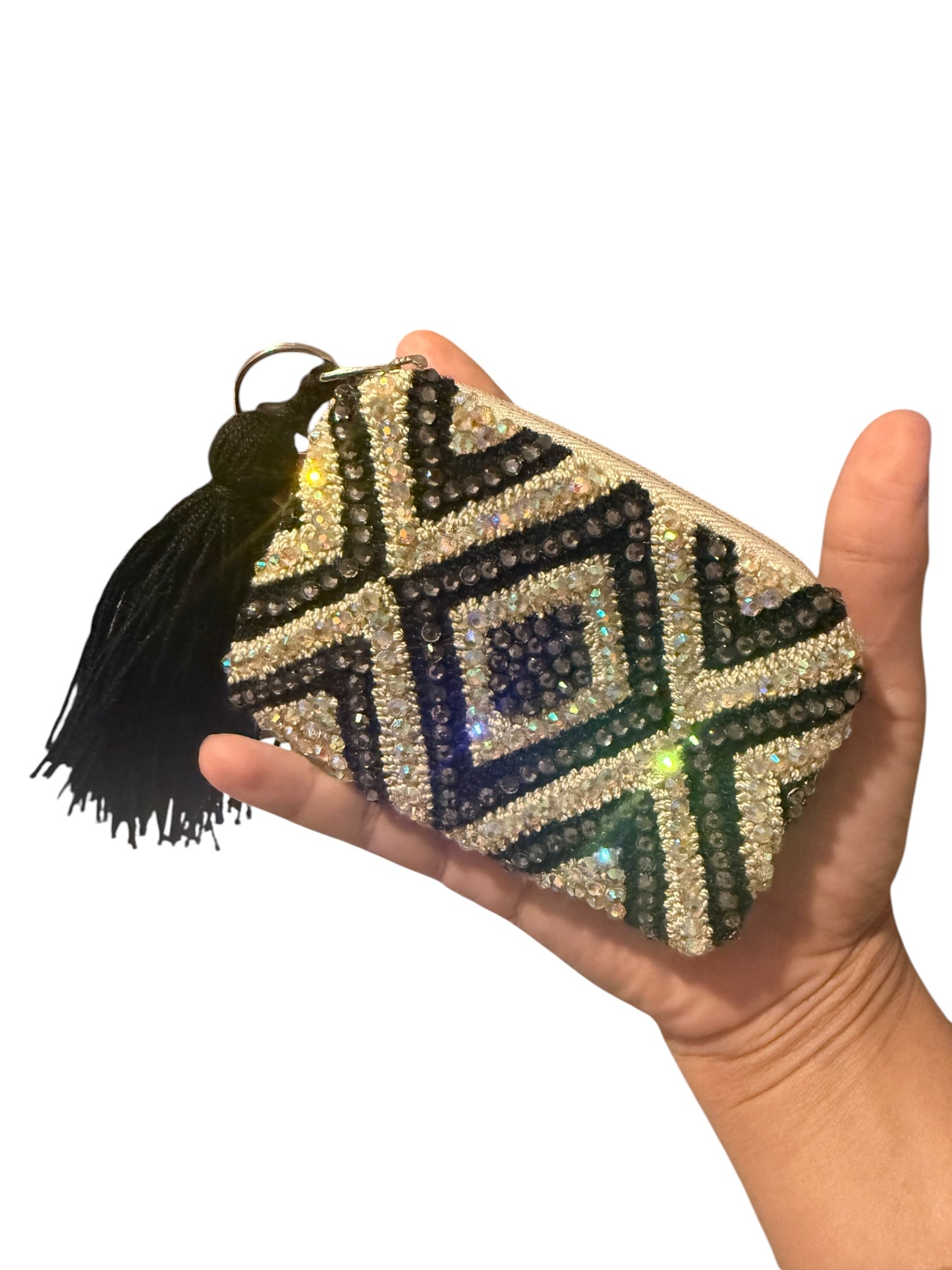 Decorated Hand-Embroidered Evil Eye Coin Purses – Unique Charm Wallets Full of Protection & Color