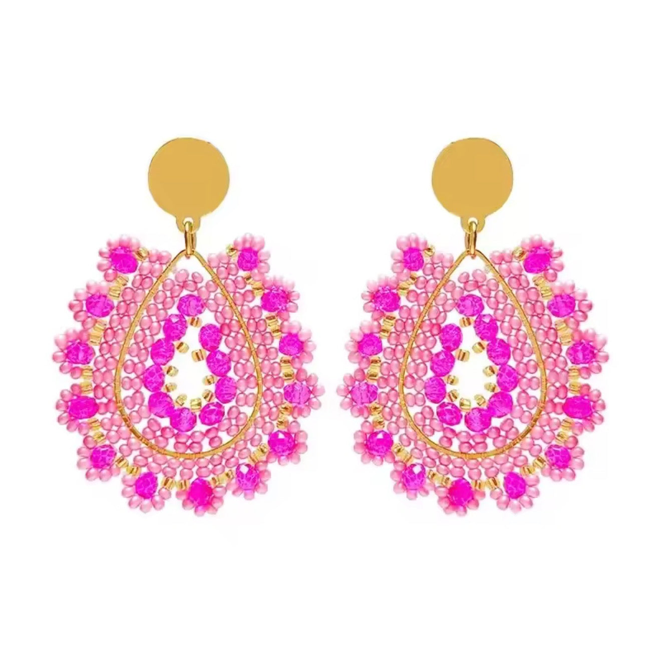 Gold and plated  Earrings stainless steel