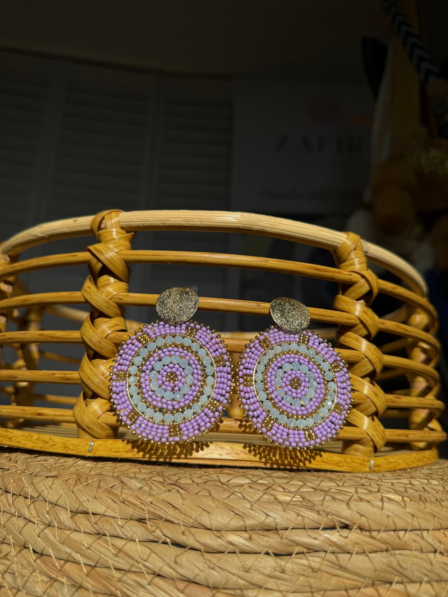 Handmade Beaded Earrings – Colorful Boho Statement Jewelry