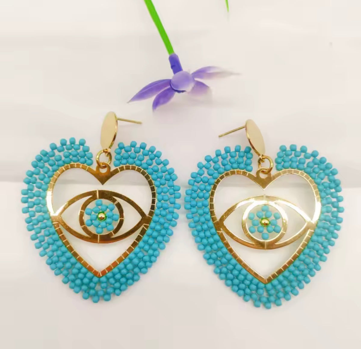 Gold and plated  Earrings stainless steel