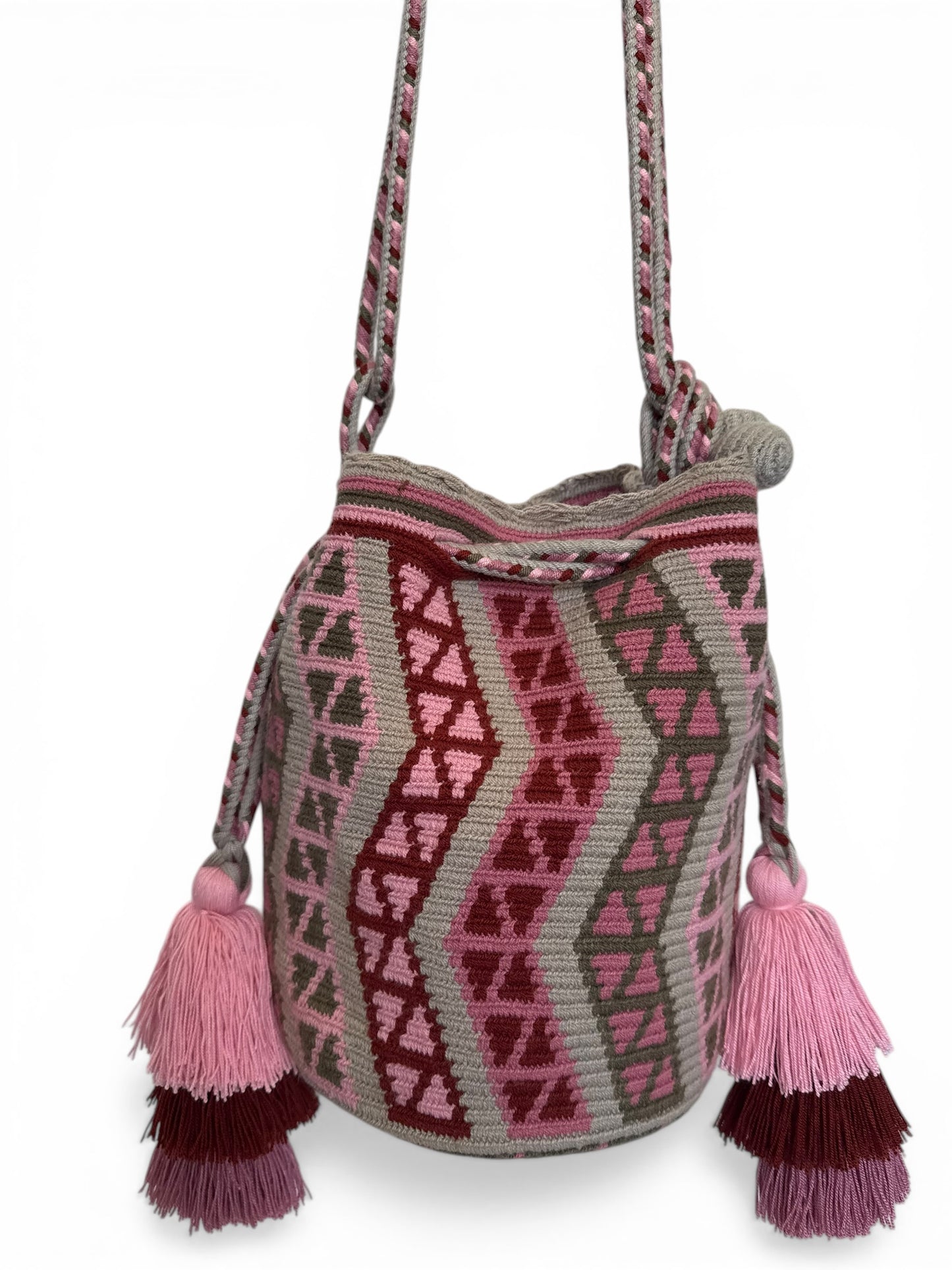 Wayuu bag large crossbody bucket traditional design strap special Adjustable