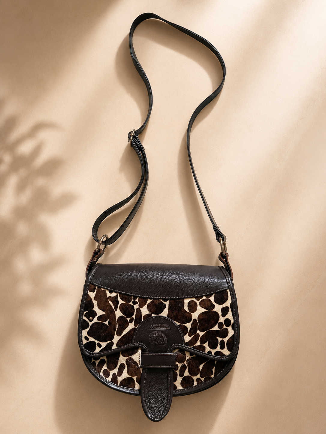 Colombian Artisan Carriel Genuine Leather & Hair-On Cowhide Crossbody Bag
