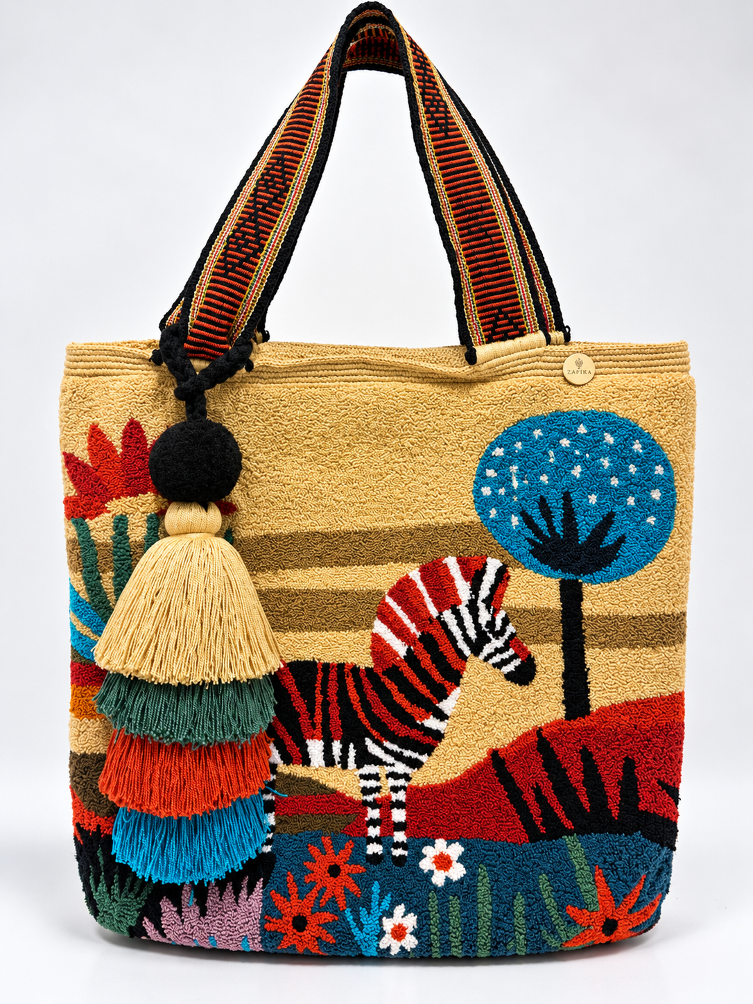 Tote Bag XL wayuu Upholstered special Designs Handmade