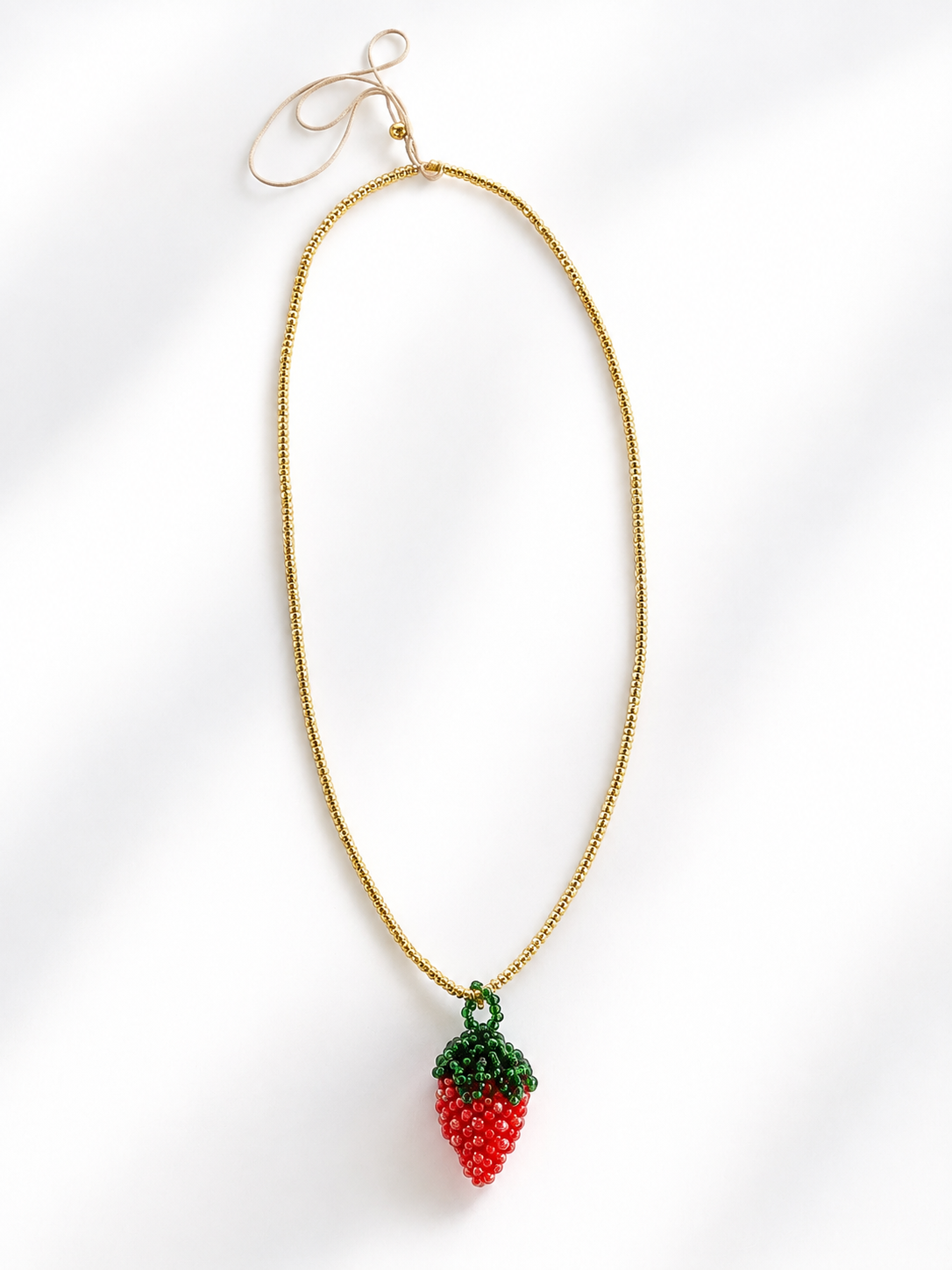 Fruits and vegetables 3D Beaded Necklaces colors  Artisan Boho Jewelry