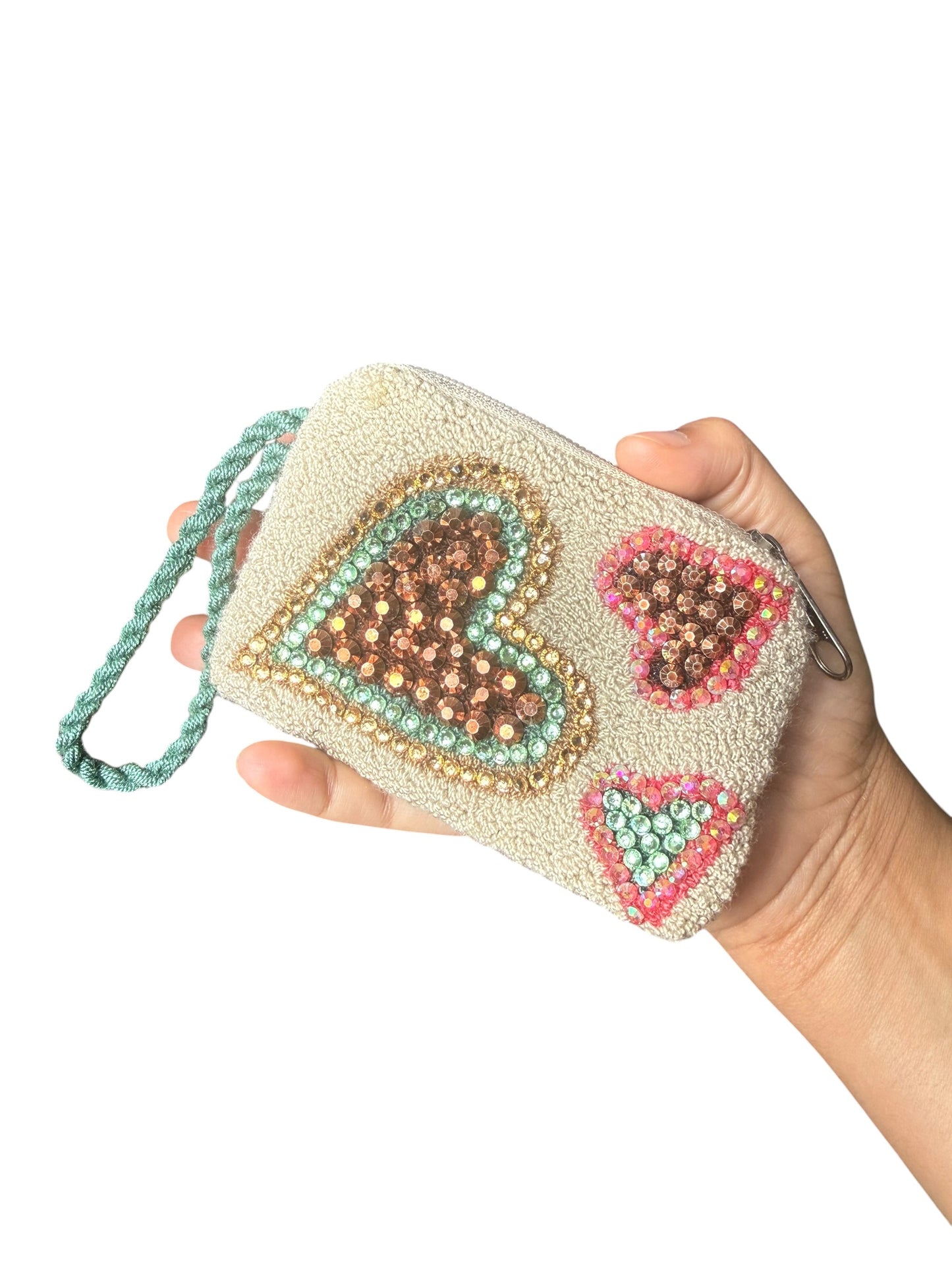 Decorated Hand-Embroidered Evil Eye Coin Purses – Unique Charm Wallets Full of Protection & Color