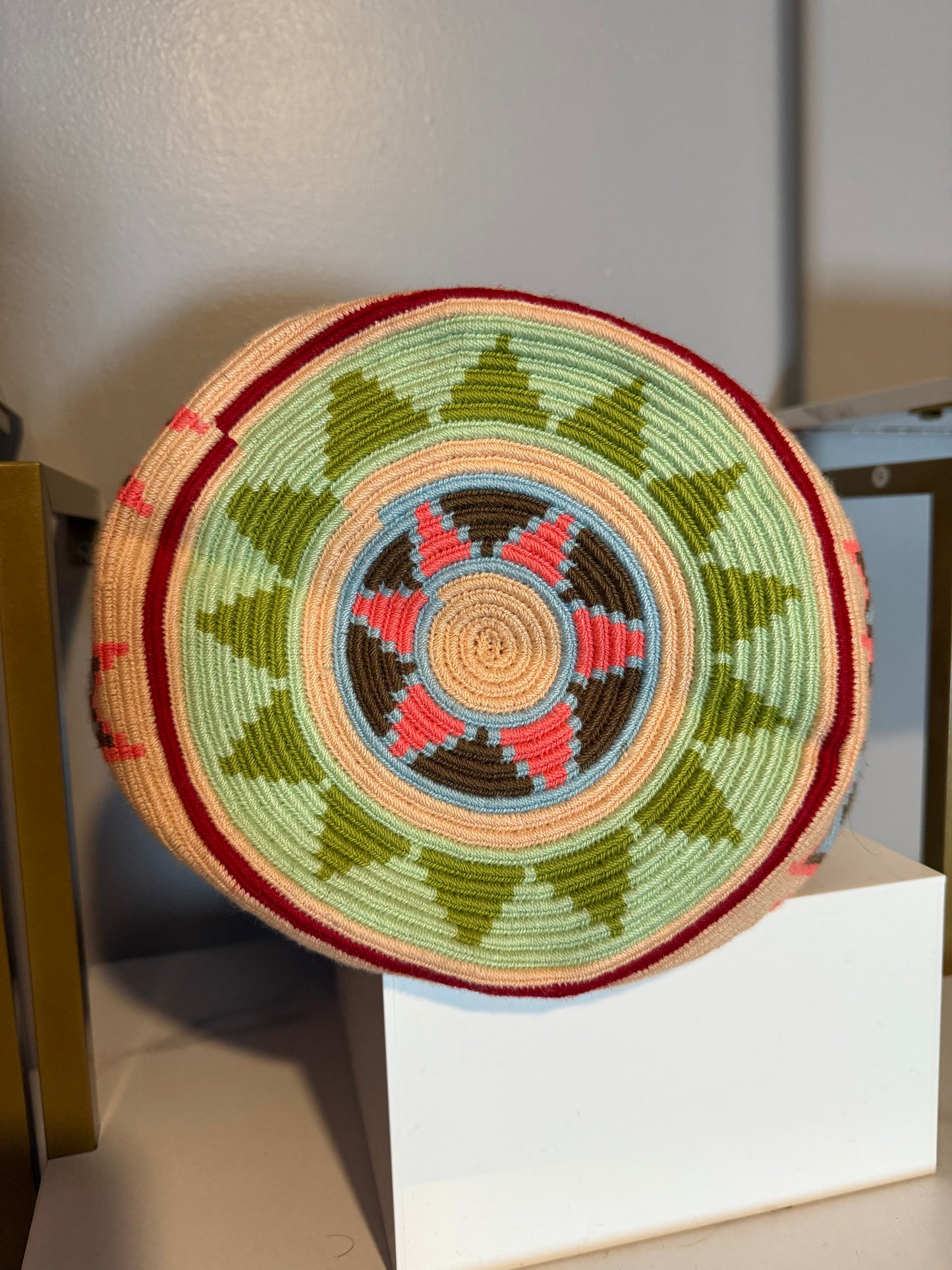 One string Handmade Wayuu Frida special Bag M crossbody strap & braided handle