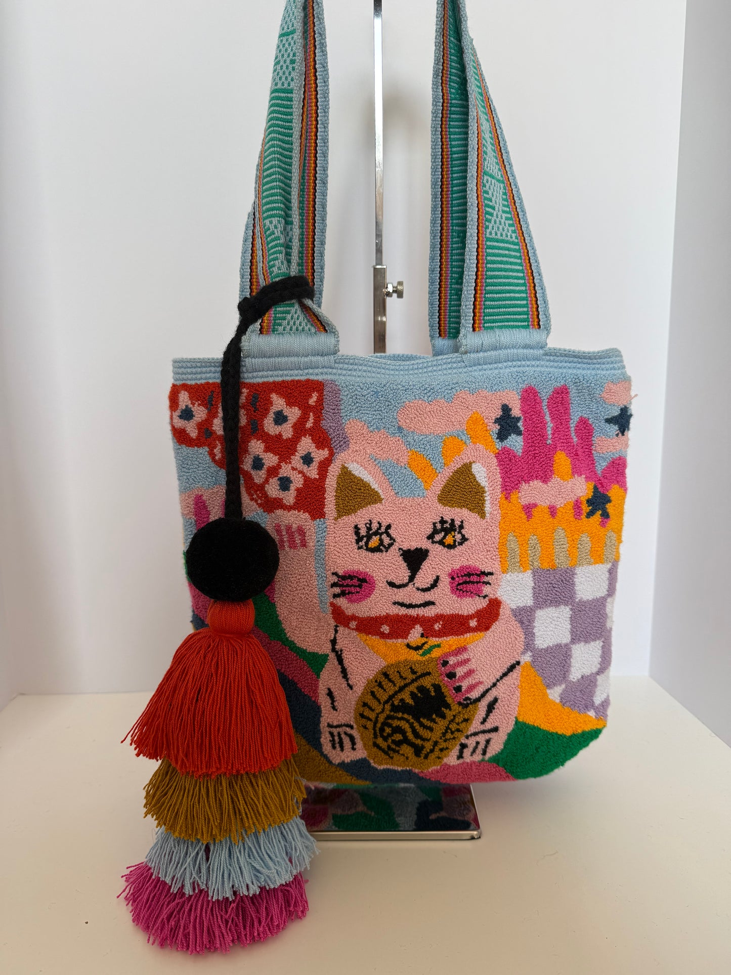 Upholstered large shoulder Bag