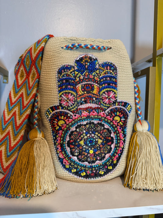 Hamsa mano de Fátima large bag special design