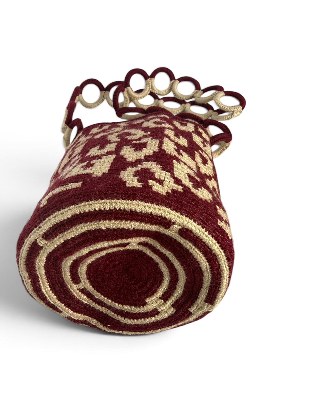 Animal Print Woven Bucket Bag – Medium 9” Shoulder Bag