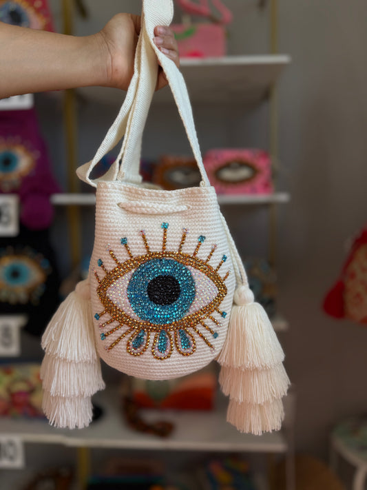Evil Eye Bag Mocha
