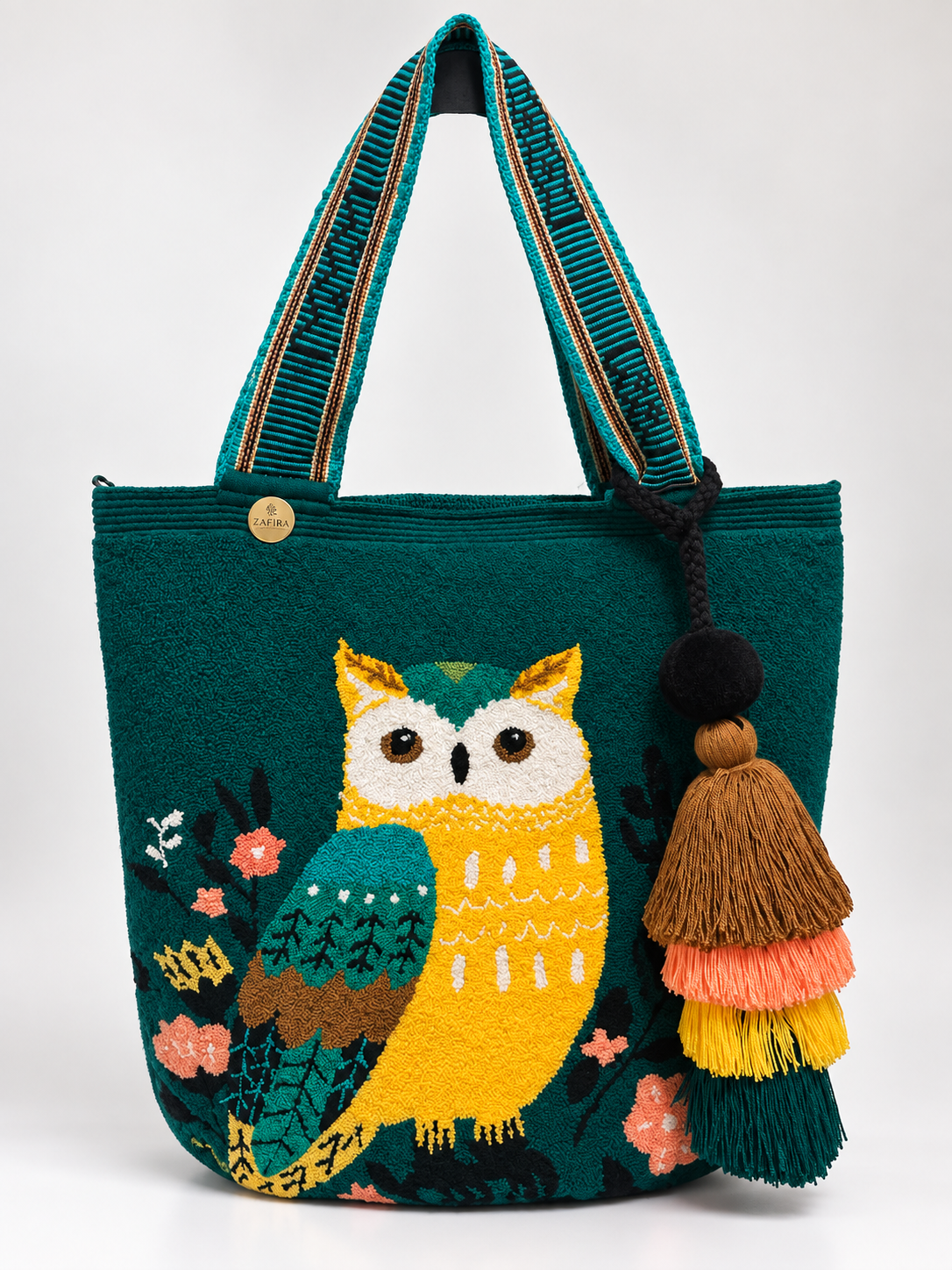 Tote Bag XL wayuu Upholstered special Designs Handmade