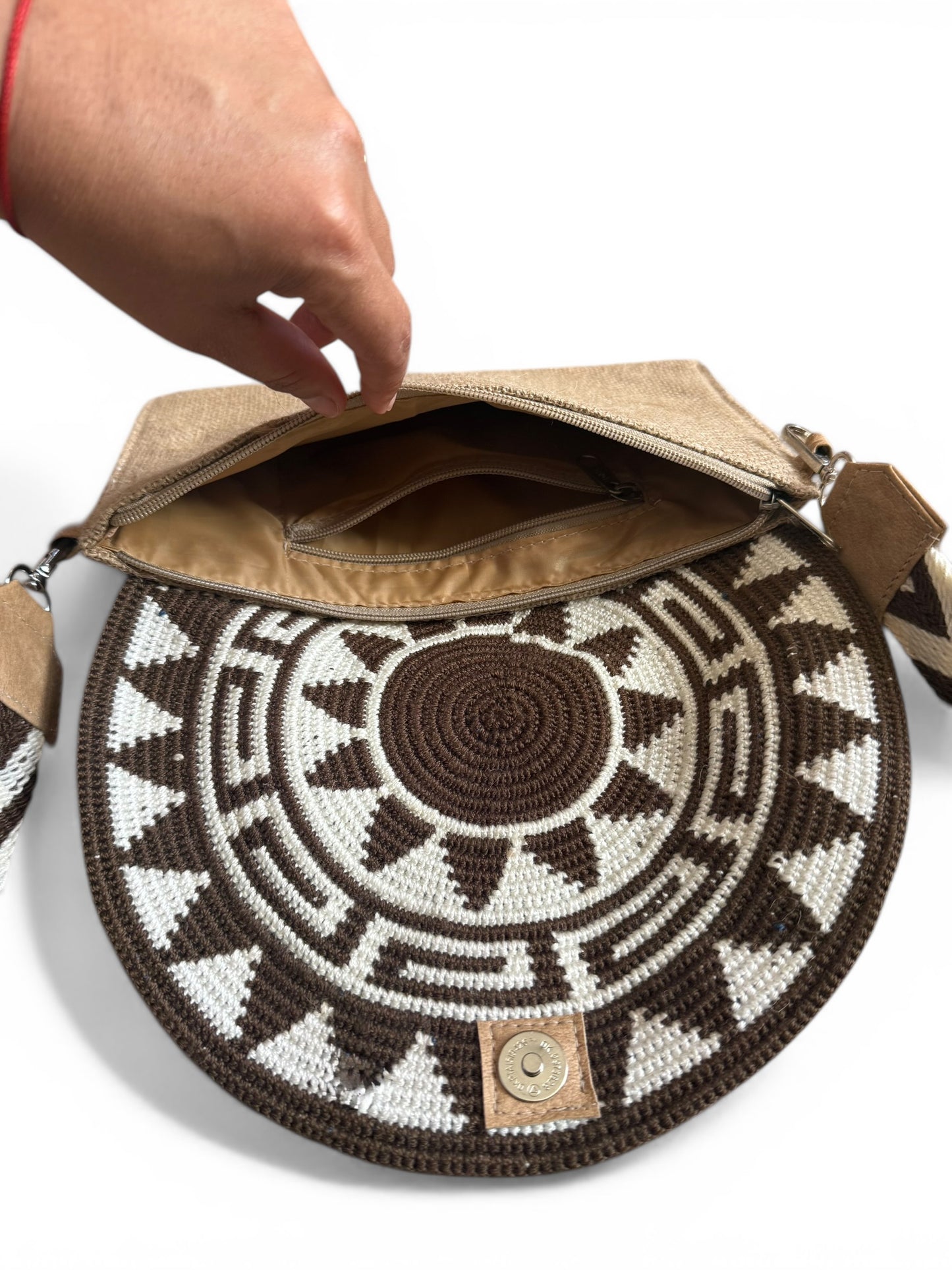 Wayuu crochet yute  Bag – 2-in-1 Clutch & Crossbody