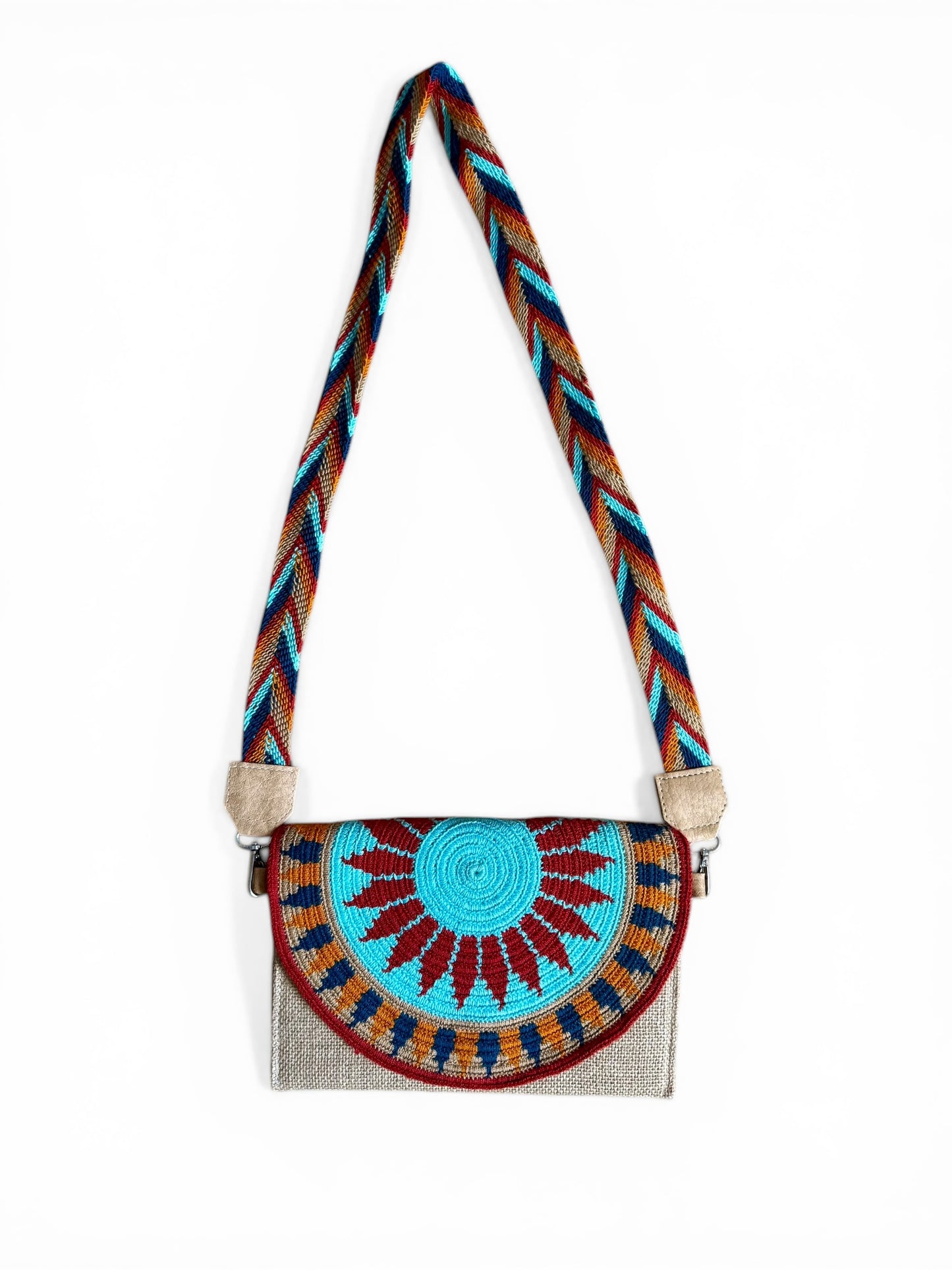 Wayuu crochet yute  Bag – 2-in-1 Clutch & Crossbody
