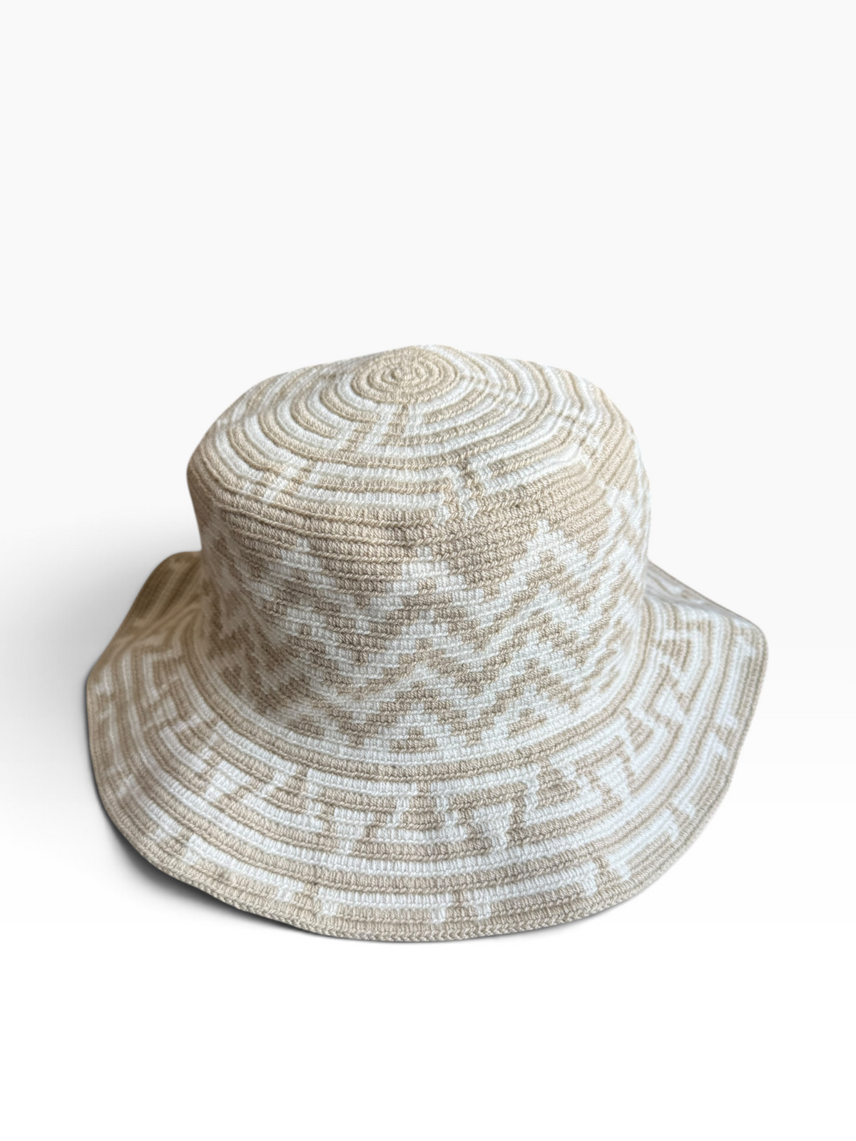 Handwoven Wayuu Crochet Hat with Traditional Designs