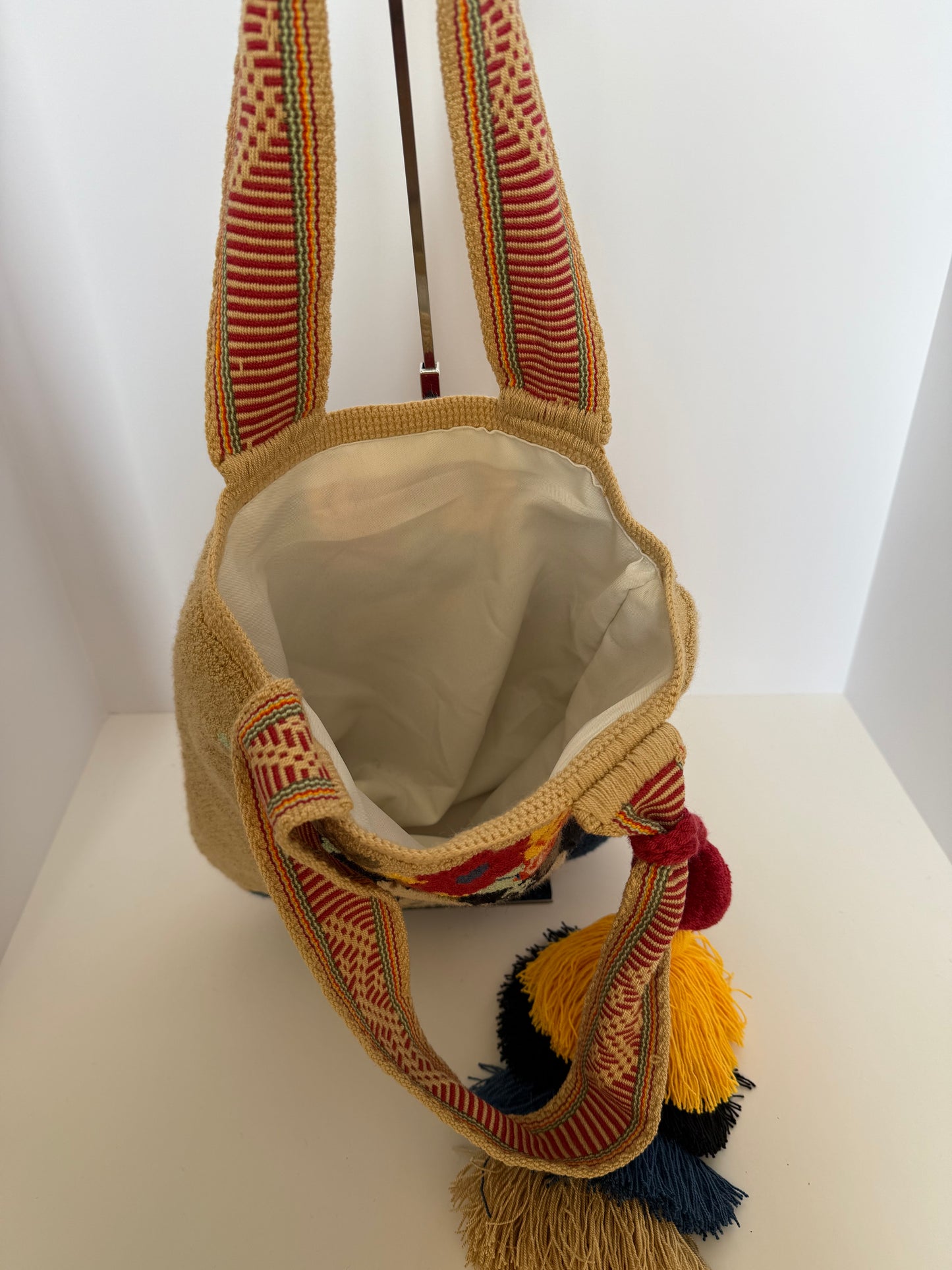 Upholstered large shoulder Bag