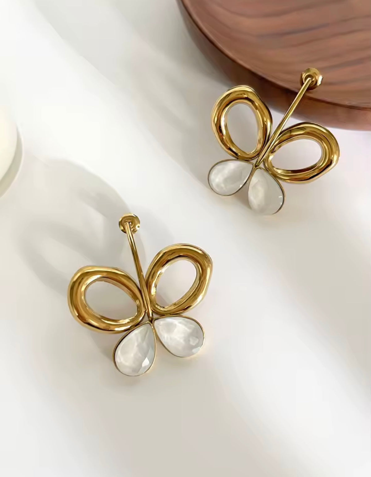 Gold and plated  Earrings stainless steel