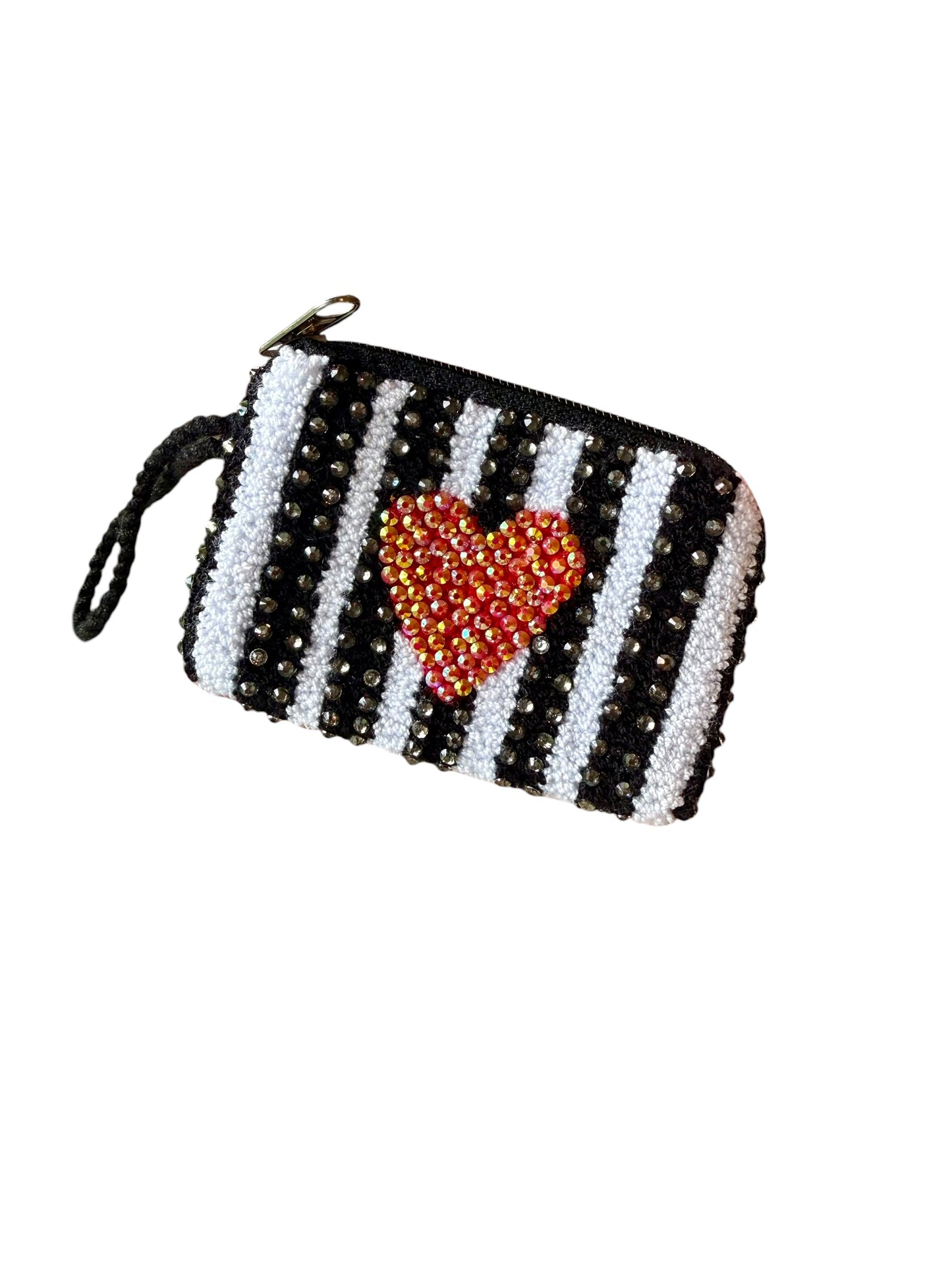 Decorated Hand-Embroidered Evil Eye Coin Purses – Unique Charm Wallets Full of Protection & Color