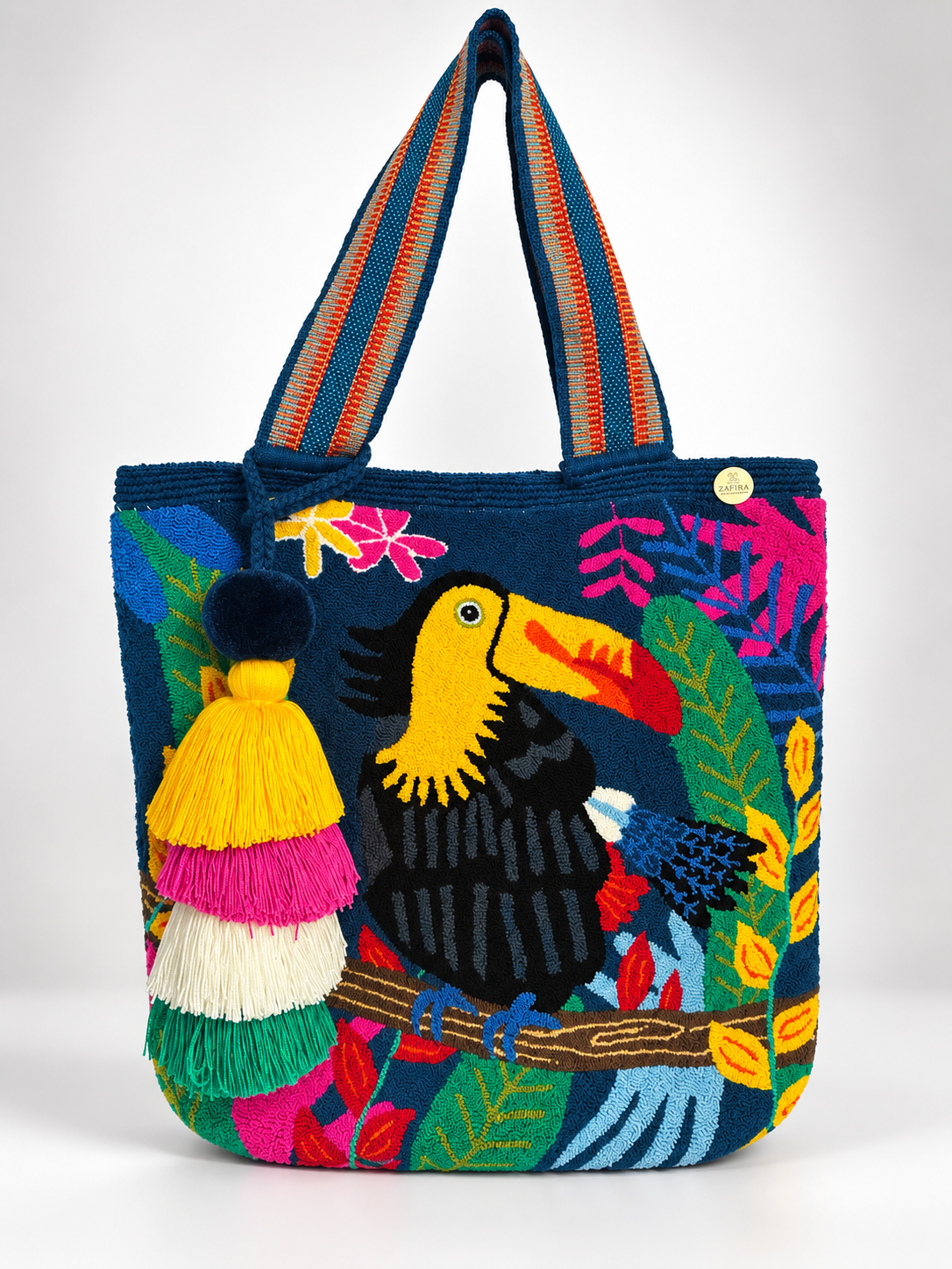 Tote Bag XL wayuu Upholstered special Designs Handmade