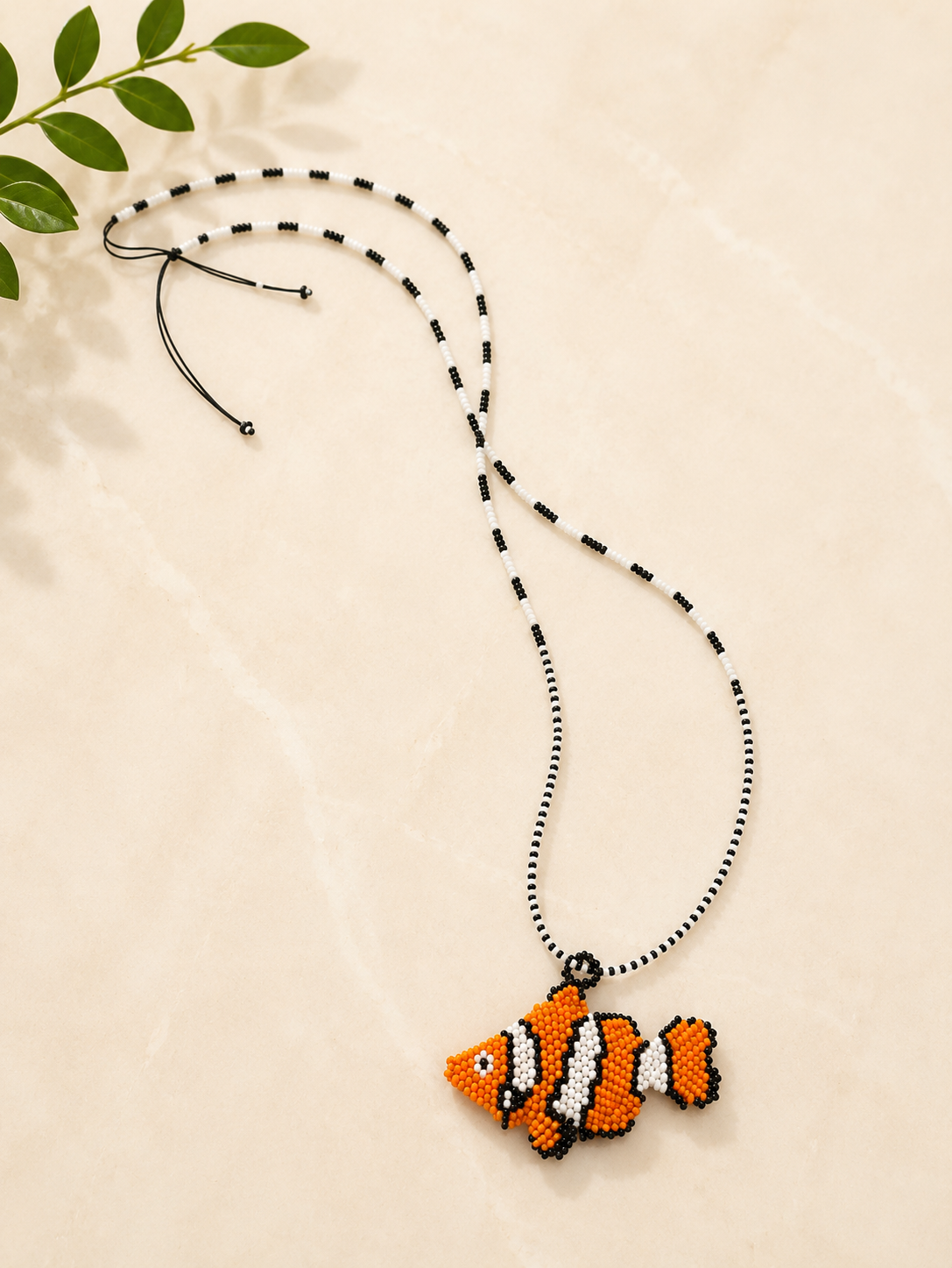 Sea Animals 3D Beaded Necklaces colors  Artisan Boho Jewelry