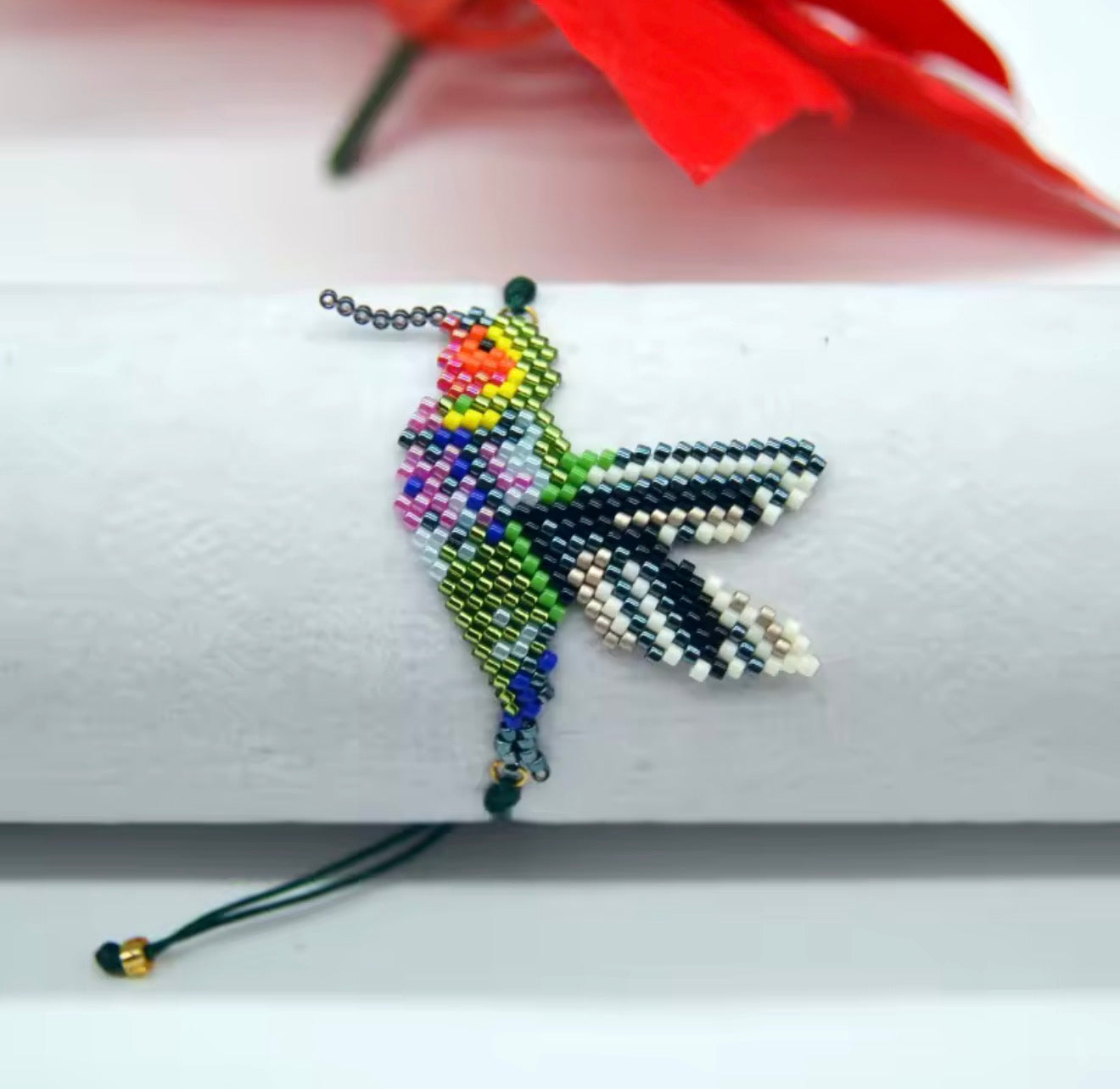 Handmade Miyuki animals Beaded Bracelets Adjustable Cord Jewelry