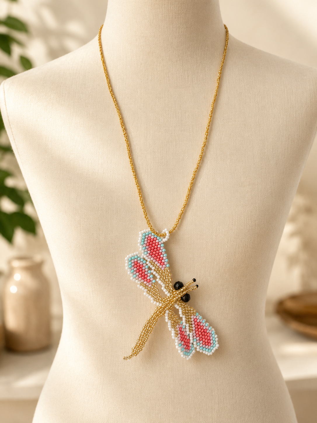 Animals 3D Beaded Necklaces colors  Artisan Boho Jewelry