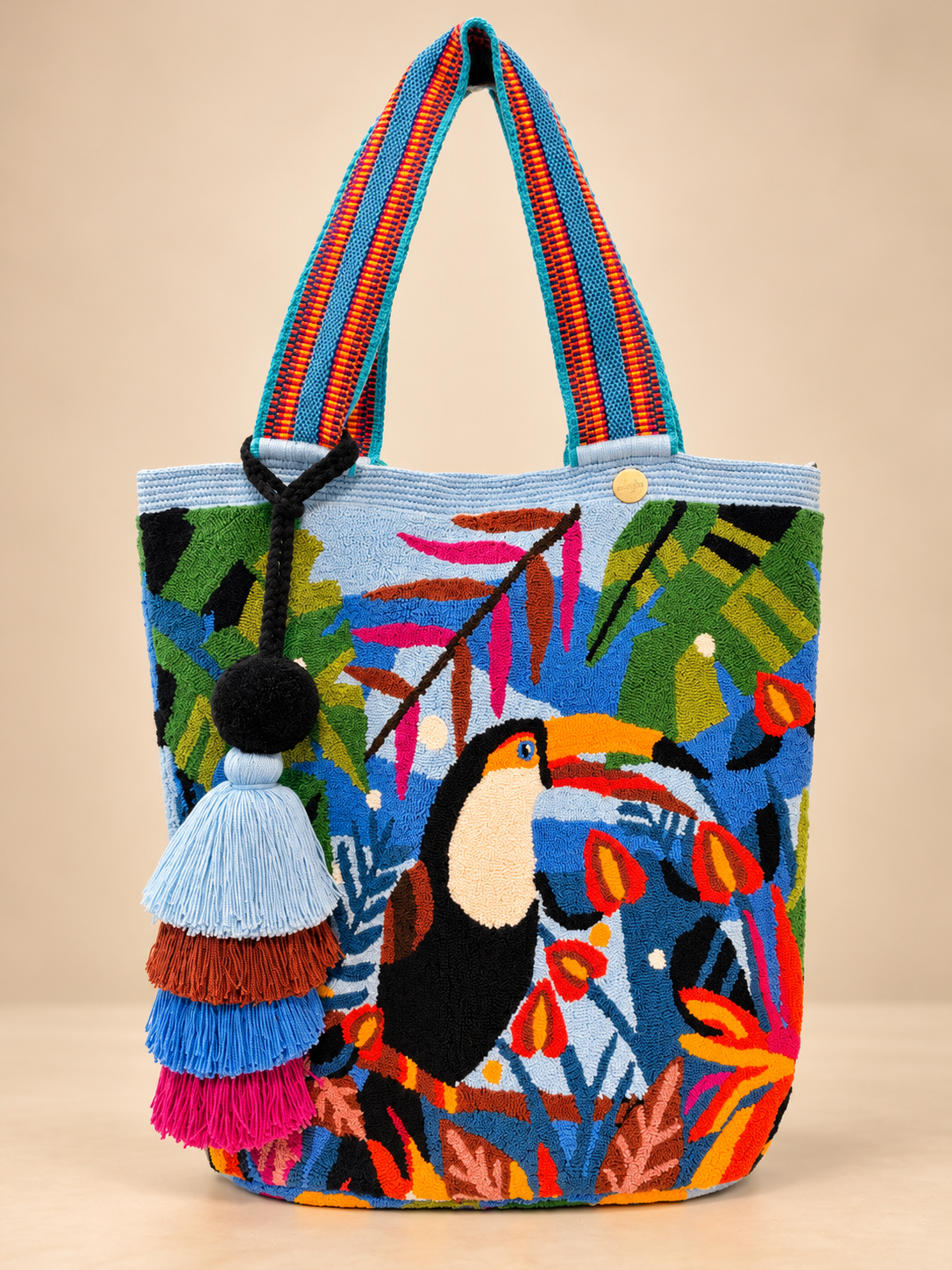 Tote Bag XL wayuu Upholstered special Designs Handmade