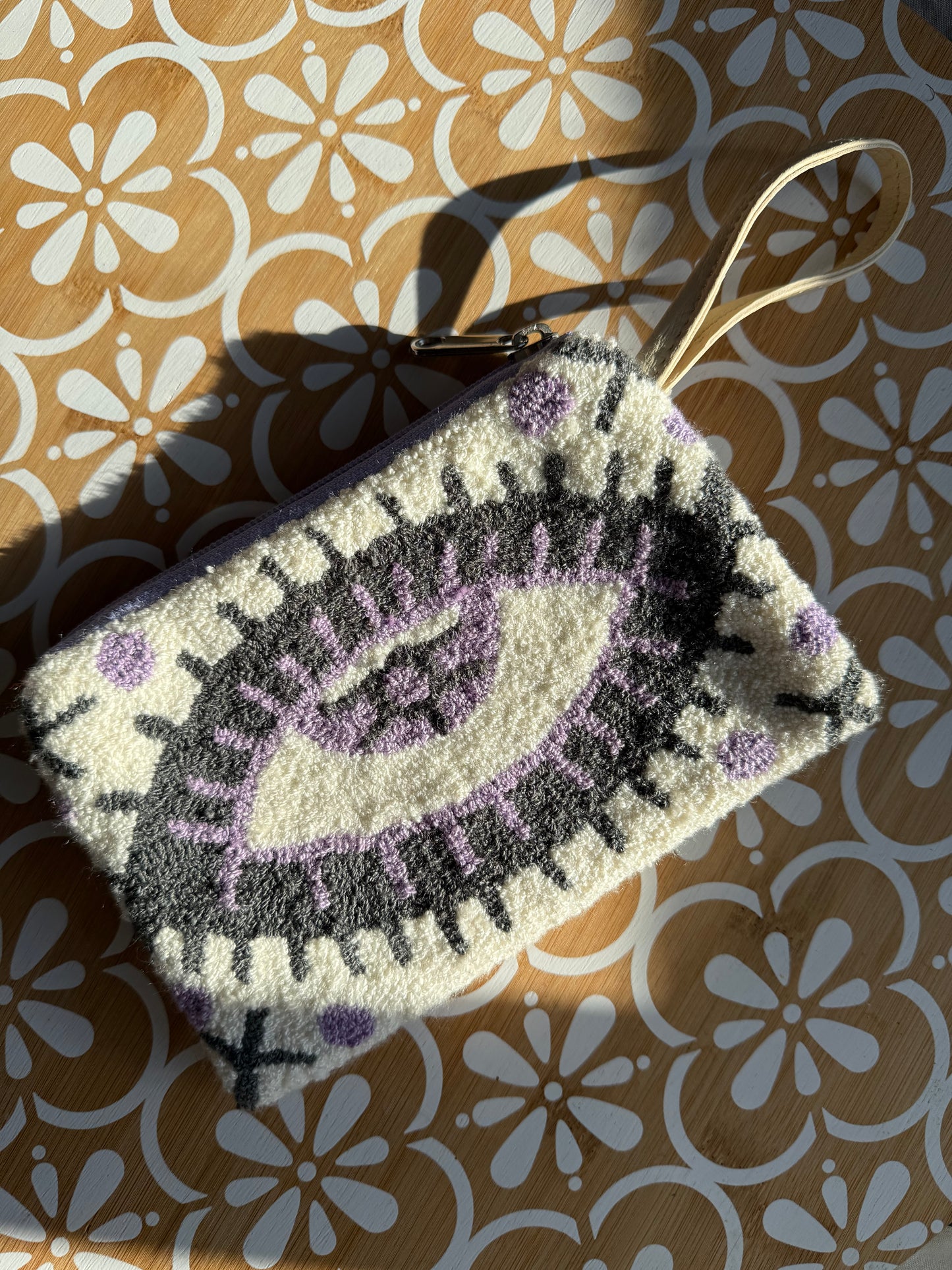 Mini clutch Evil Eye Upholstered
