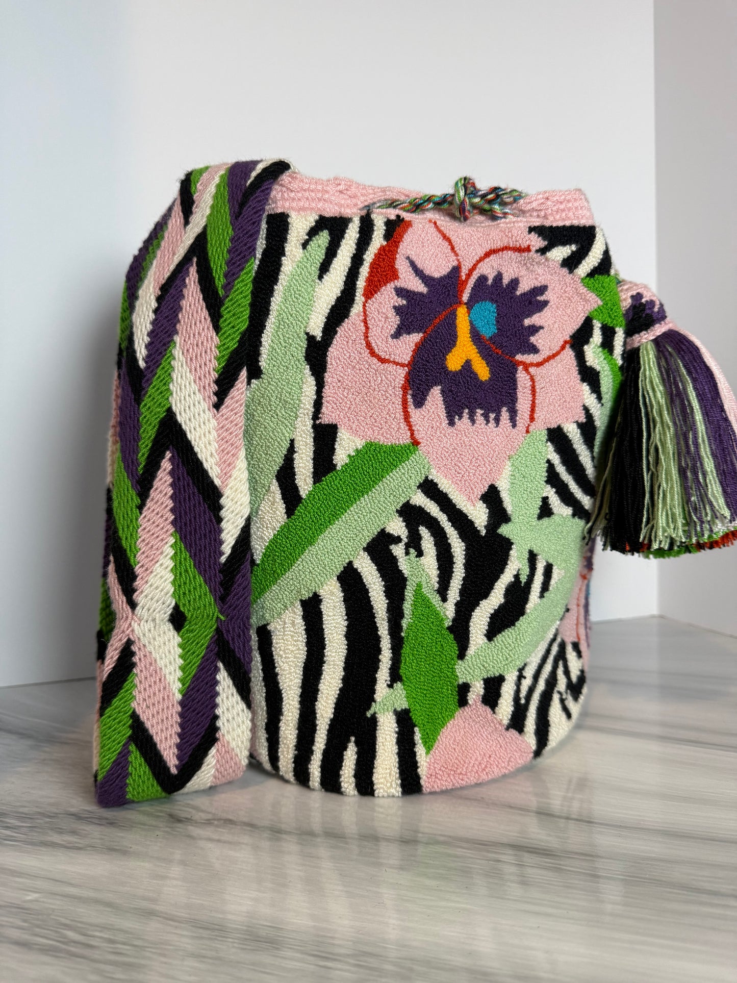 Upholstered large crossbody Bag