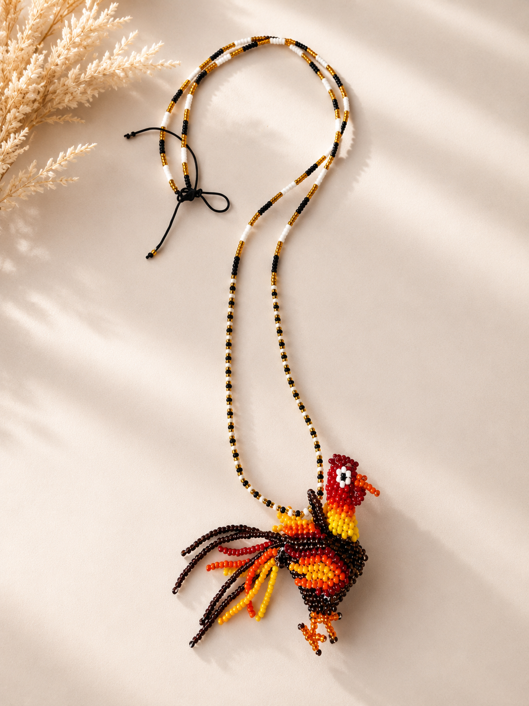 Animals 3D Beaded Necklaces colors  Artisan Boho Jewelry