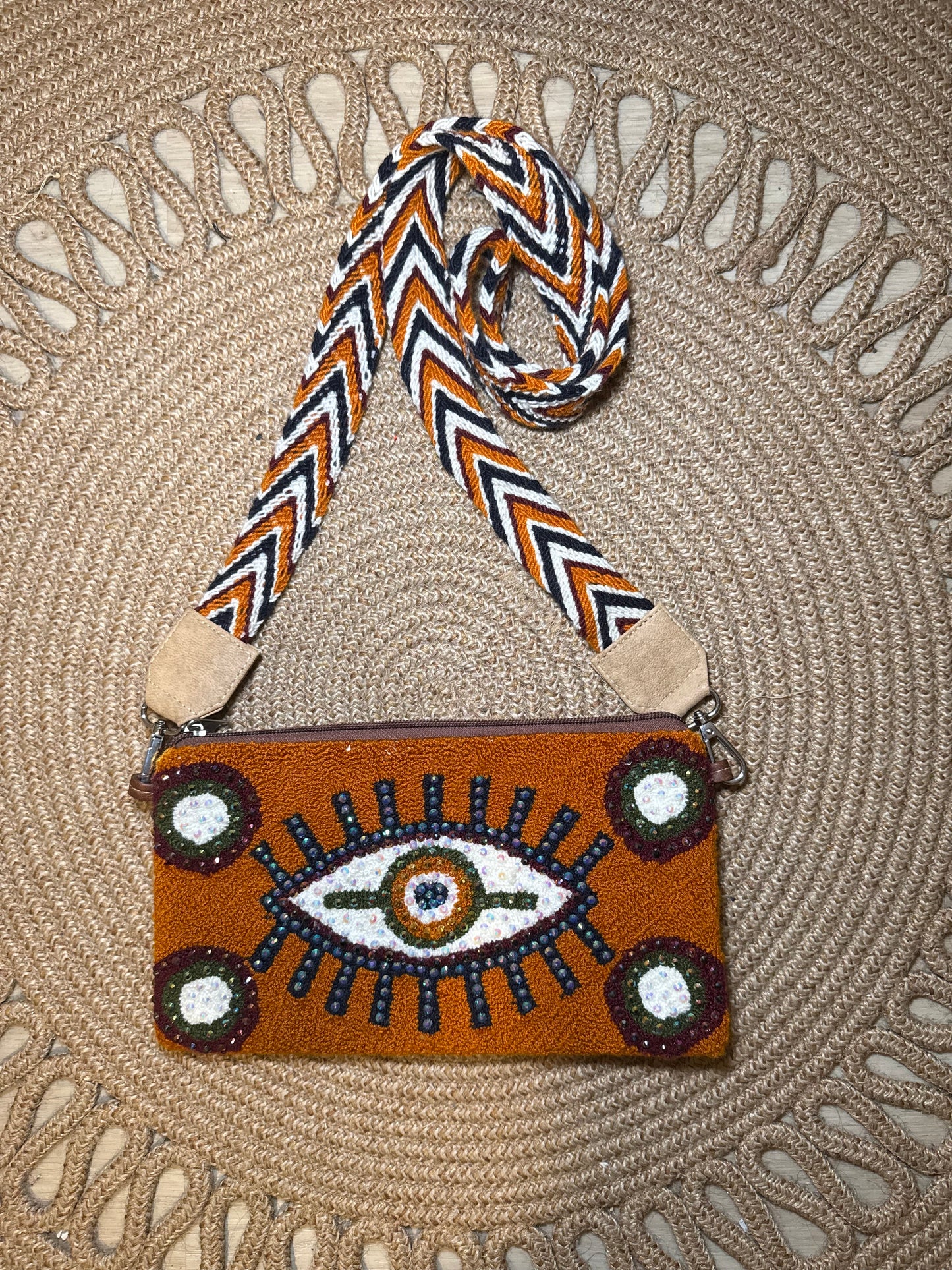 Wayuu Beaded Bag – 2-in-1 Clutch & Crossbody