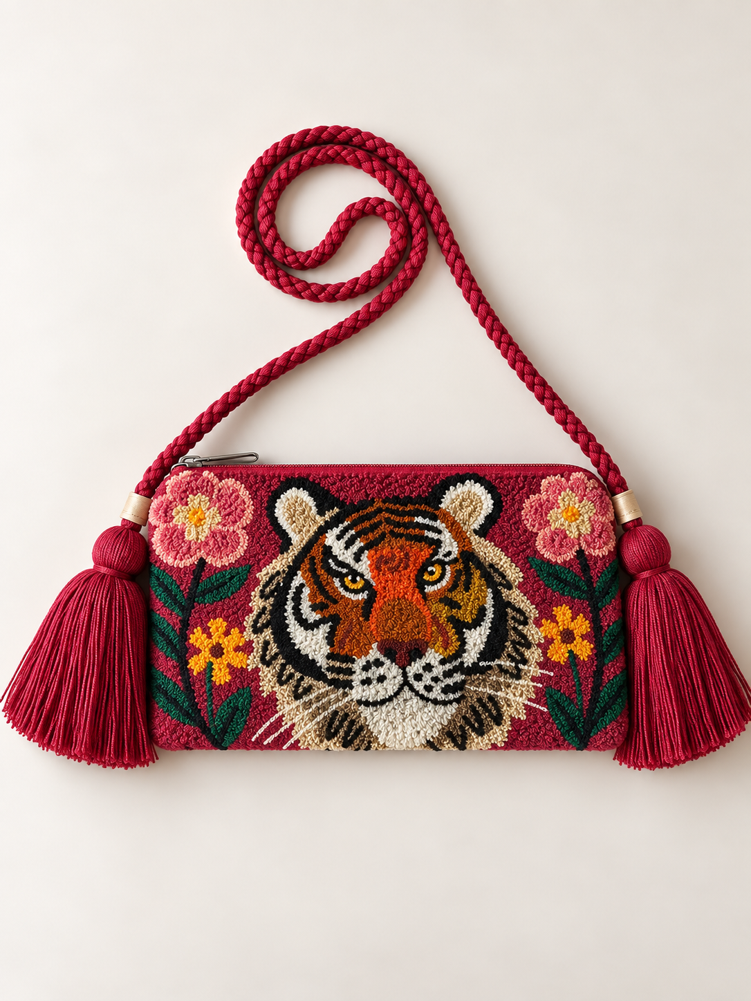 Handmade Crossbody upholstery Wayuu Upholstery Handbag Evil eye Zafira Complements