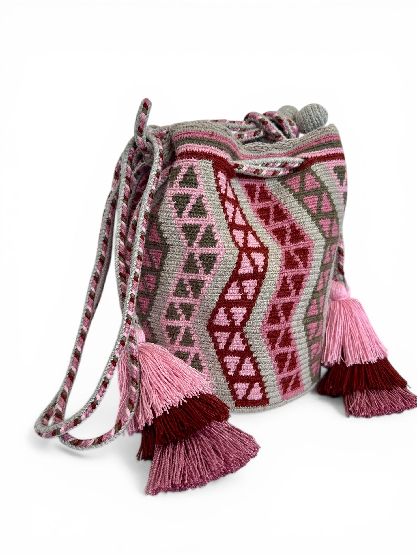 Wayuu bag large crossbody bucket traditional design strap special Adjustable