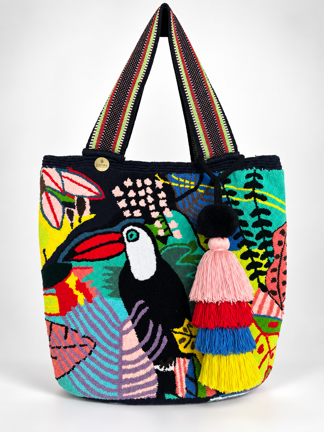 Tote Bag XL wayuu Upholstered special Designs Handmade