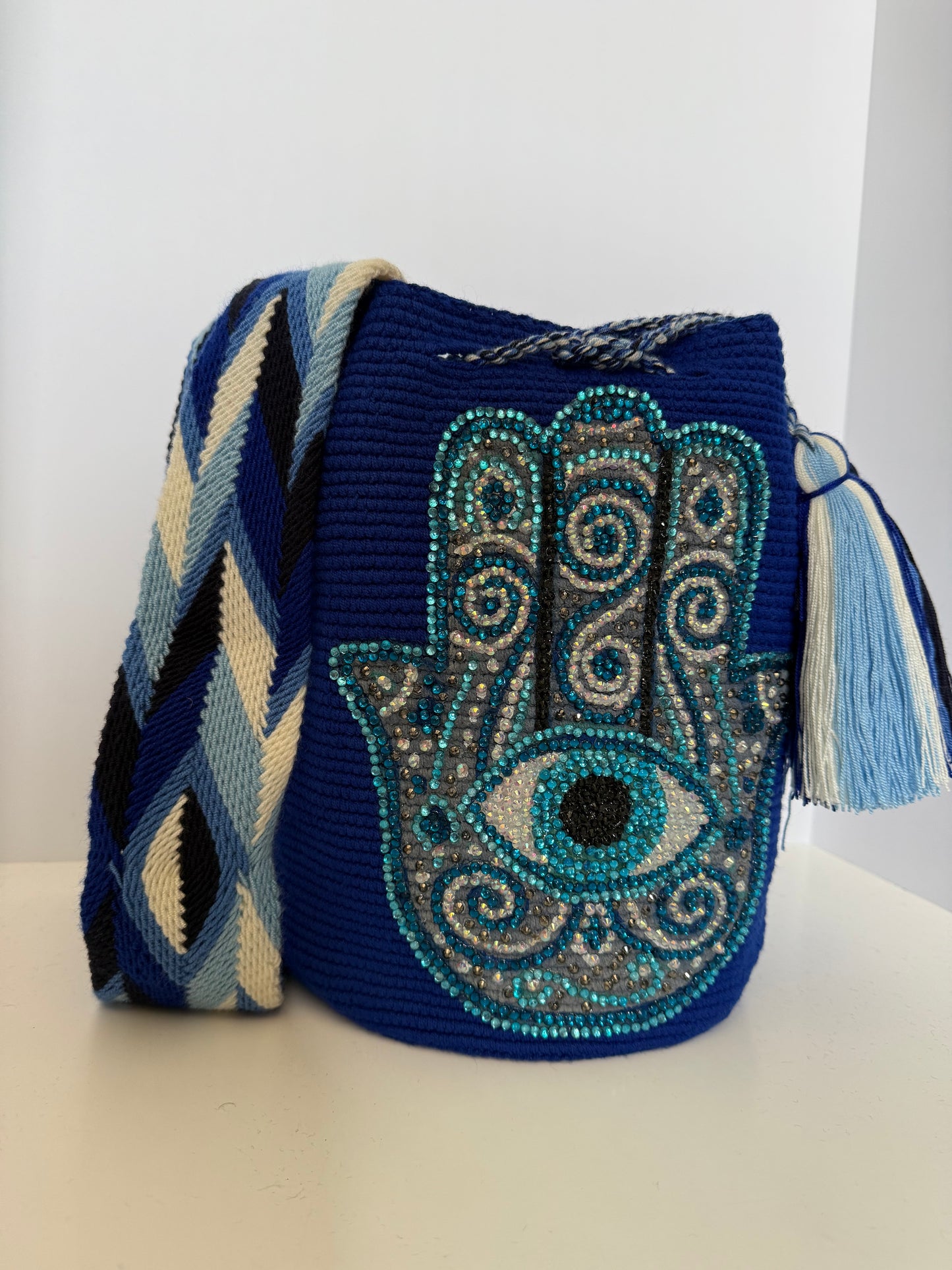 Hamsa mano de Fátima large bag