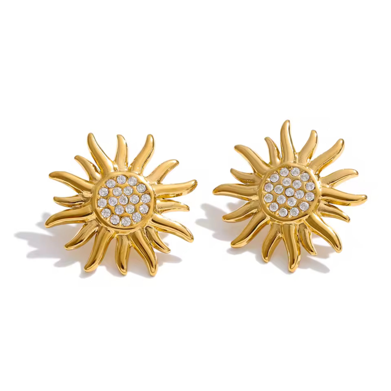 Hand Embroidered Earrings Strawberries, Hearts & Birds