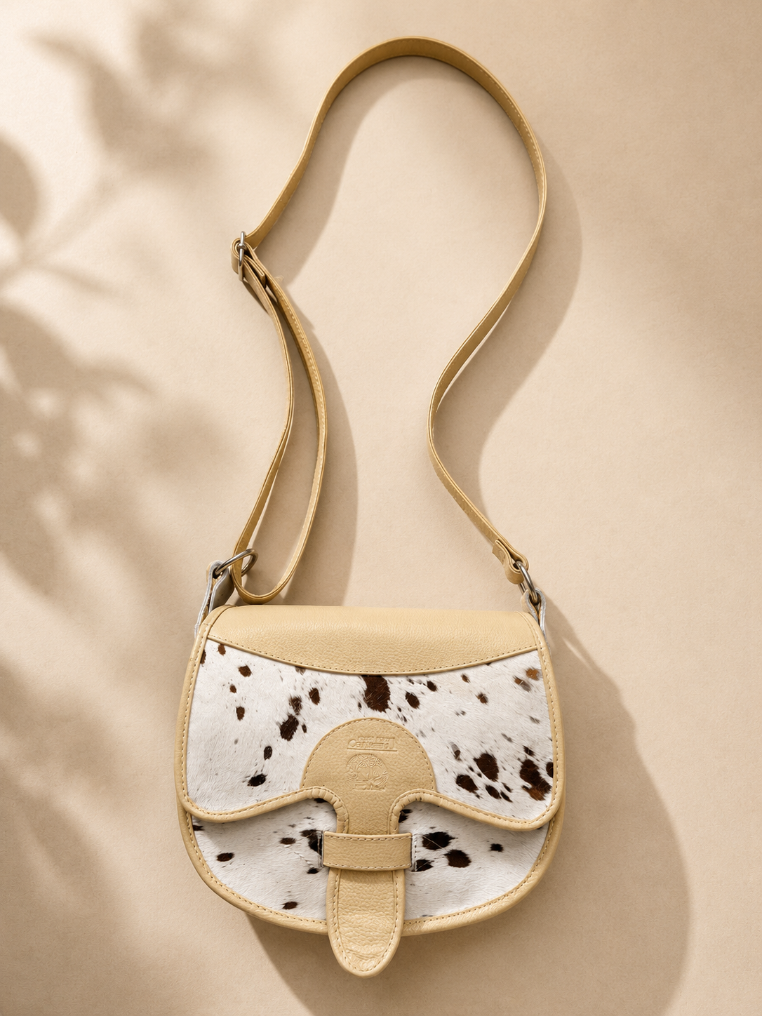 Colombian Artisan Carriel Genuine Leather & Hair-On Cowhide Crossbody Bag